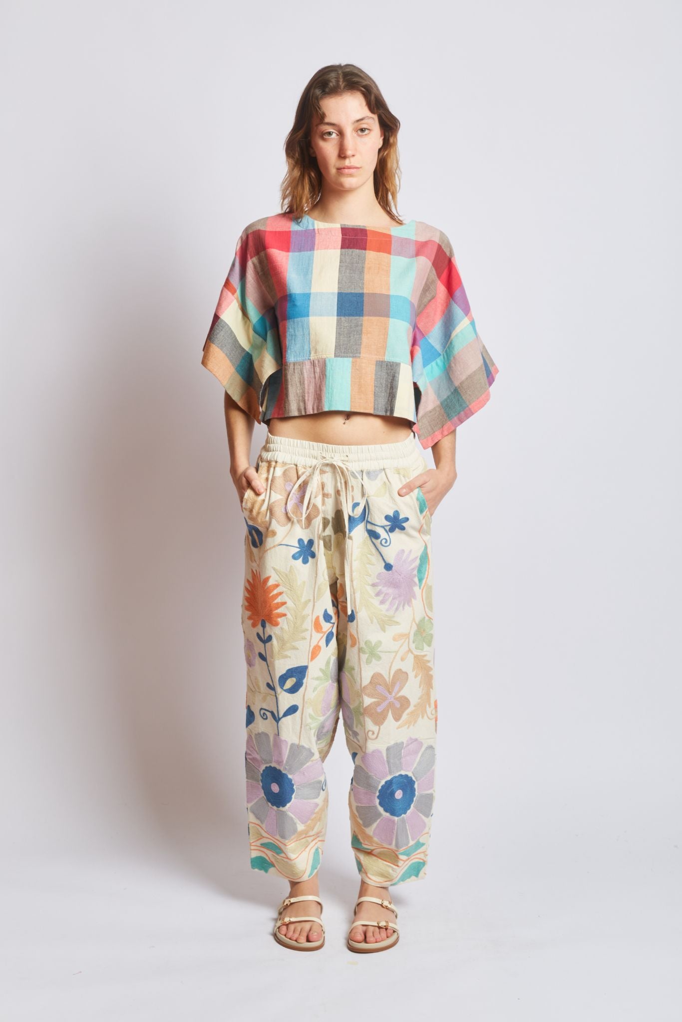 MARKET PANTS | GARDEN MOSAIC