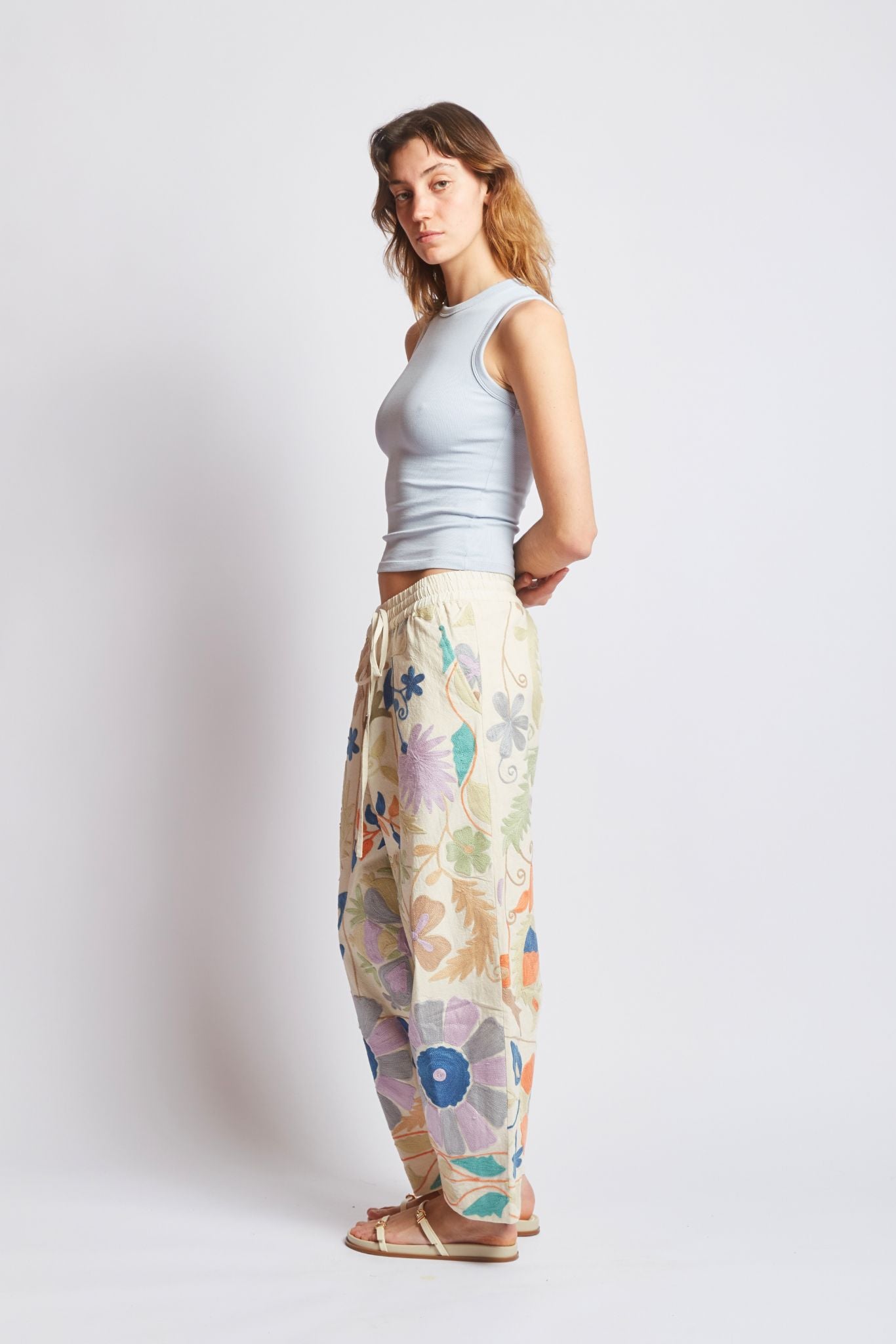 MARKET PANTS | GARDEN MOSAIC