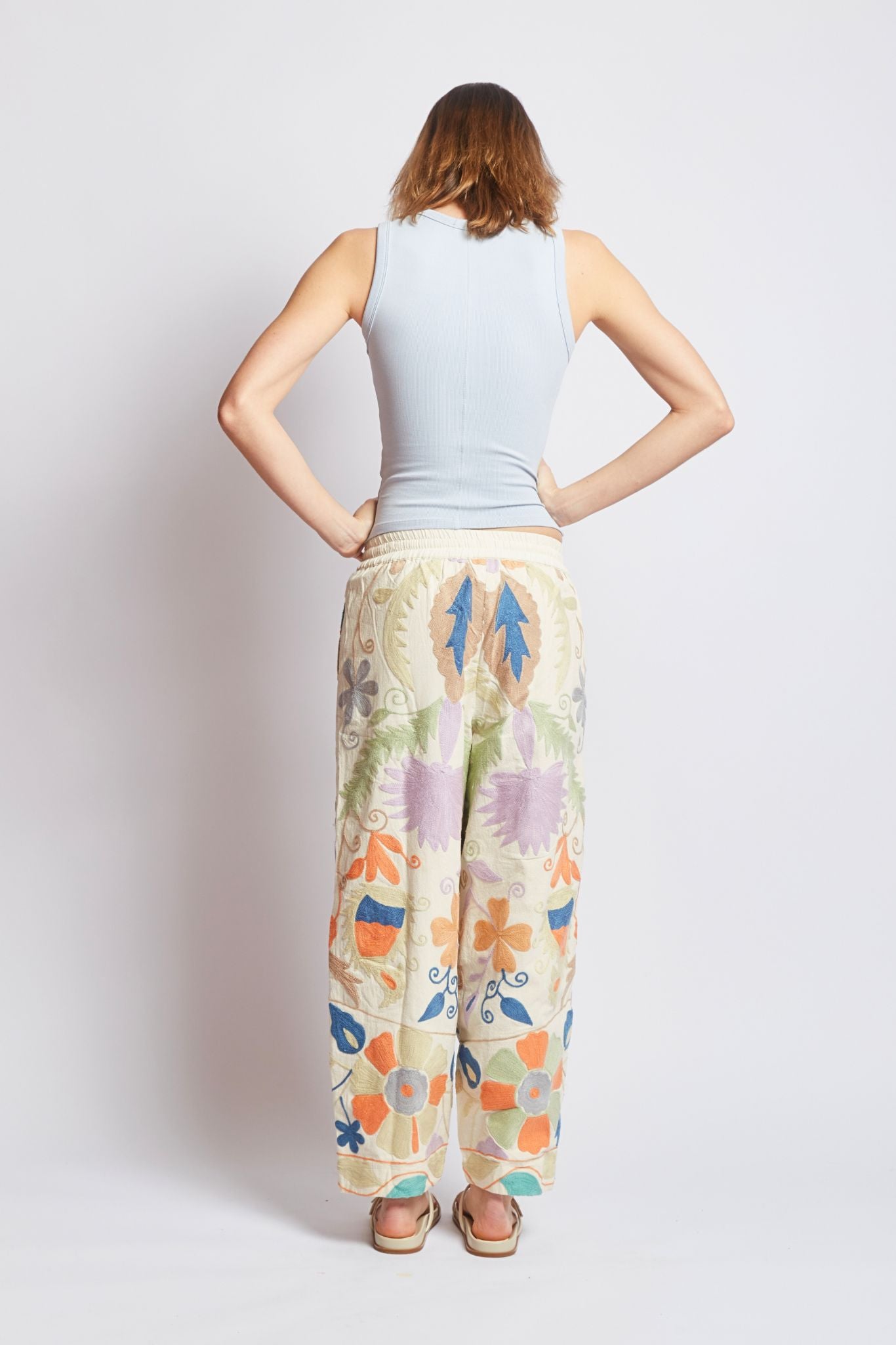 MARKET PANTS | GARDEN MOSAIC
