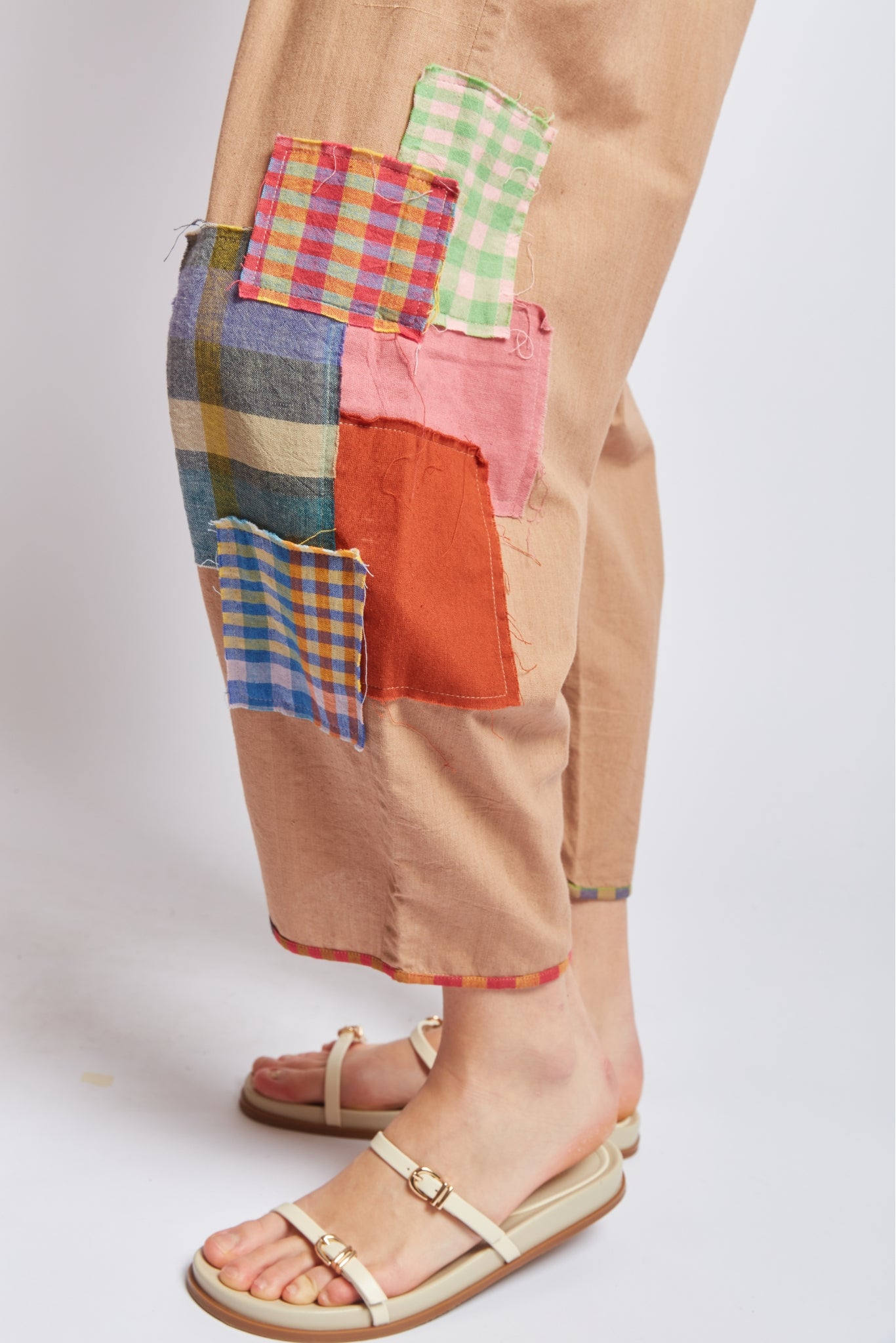 COLLAGE PANTS | SAND PATCH