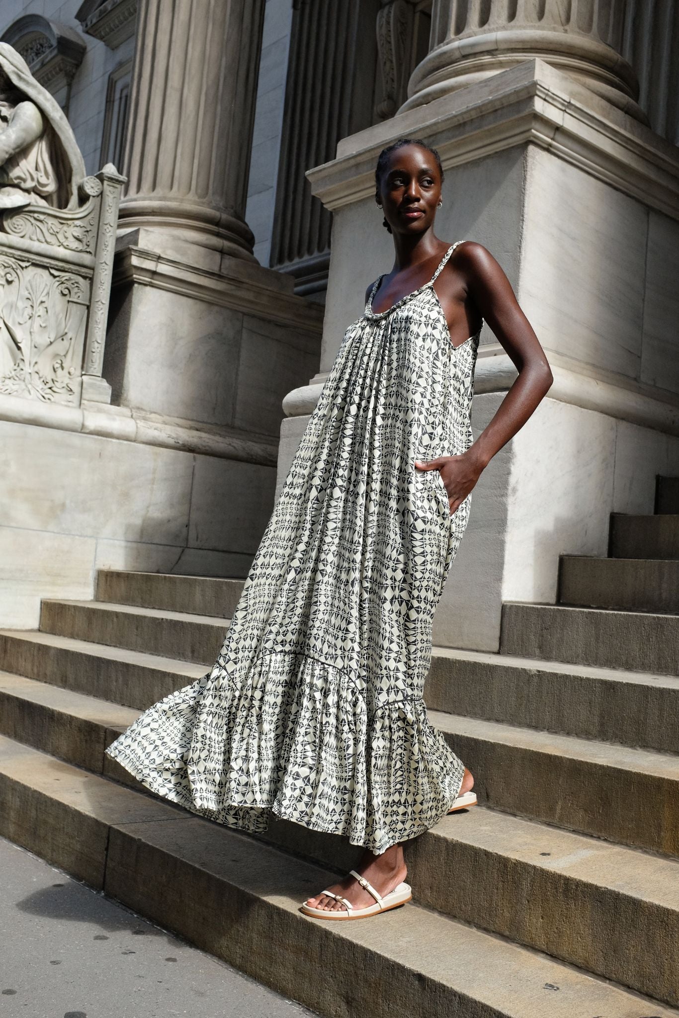 CABO DRESS | ILLUSION PRINT