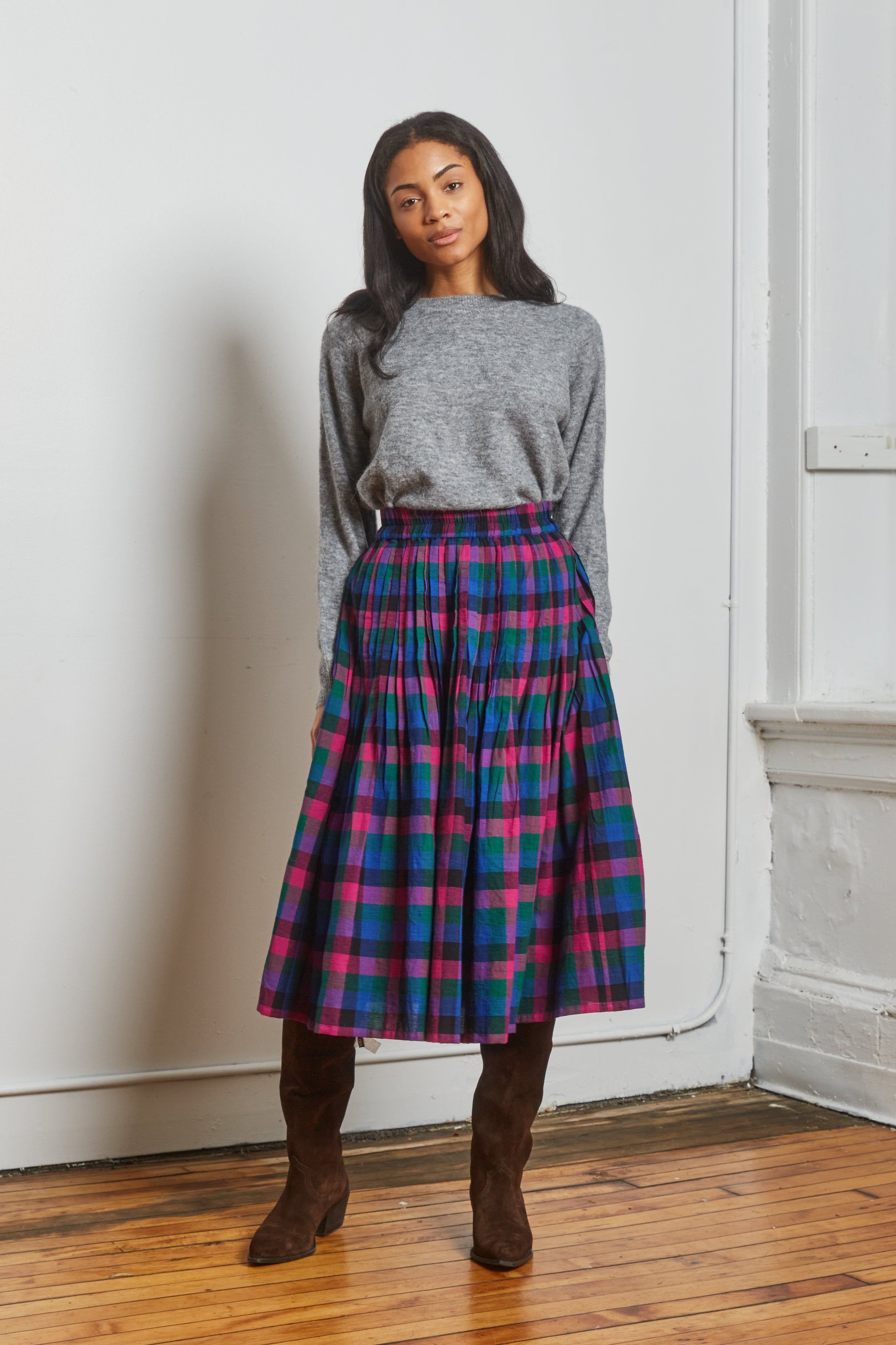 RHYTHEM SKIRT | HERITAGE CHEX