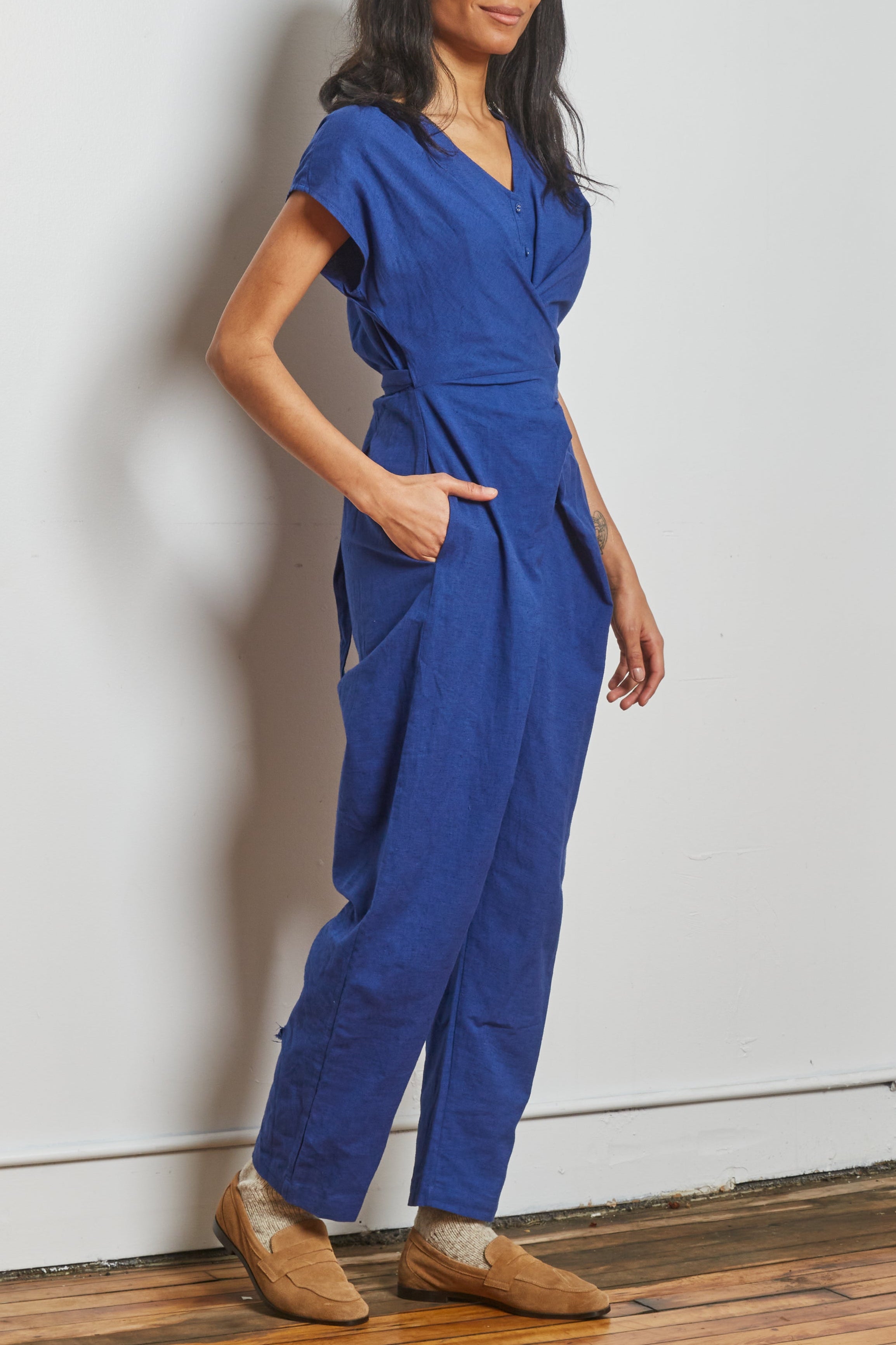 VENUS WRAP JUMPER | MERMAID