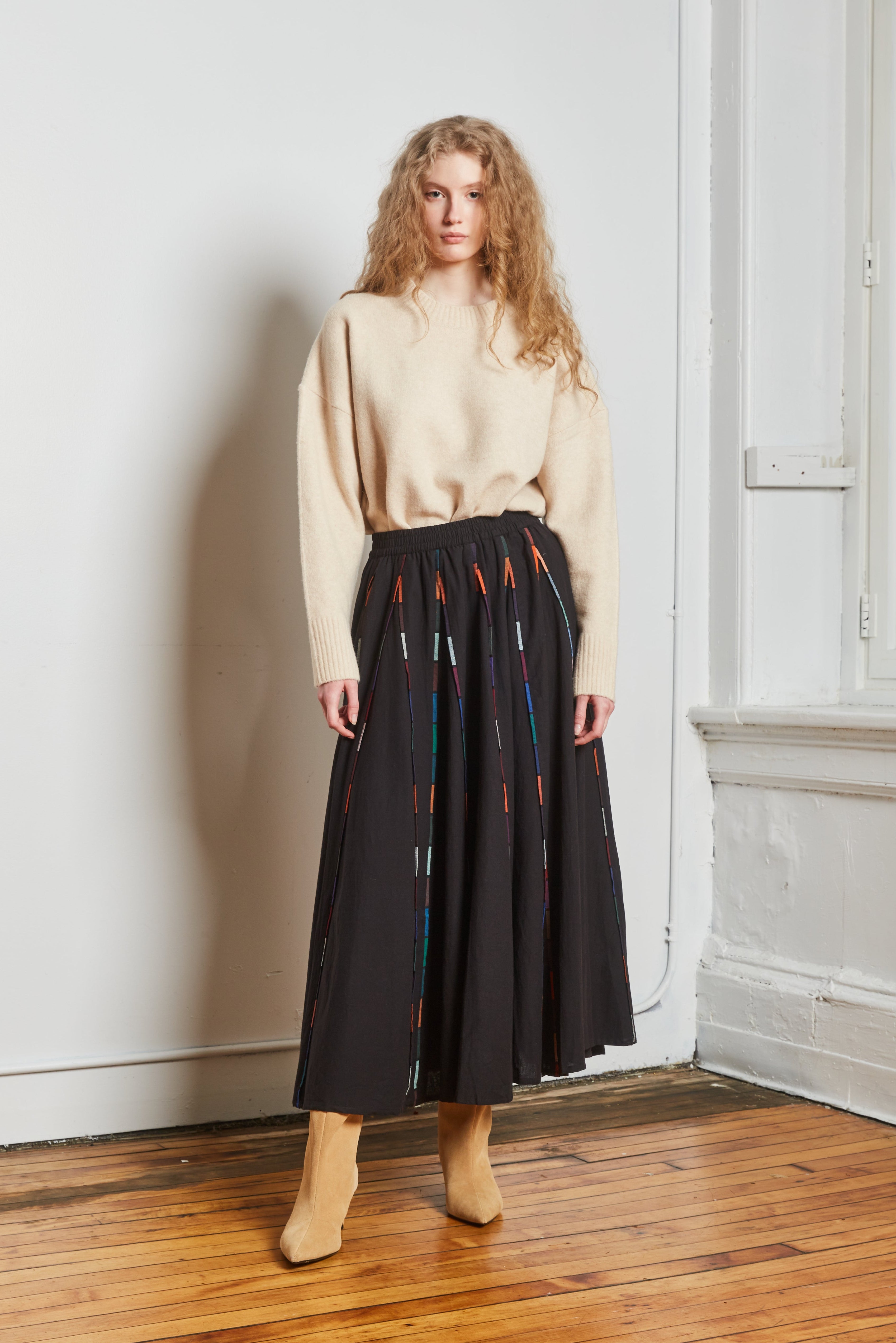 KATE SKIRT | NOIR MULTI