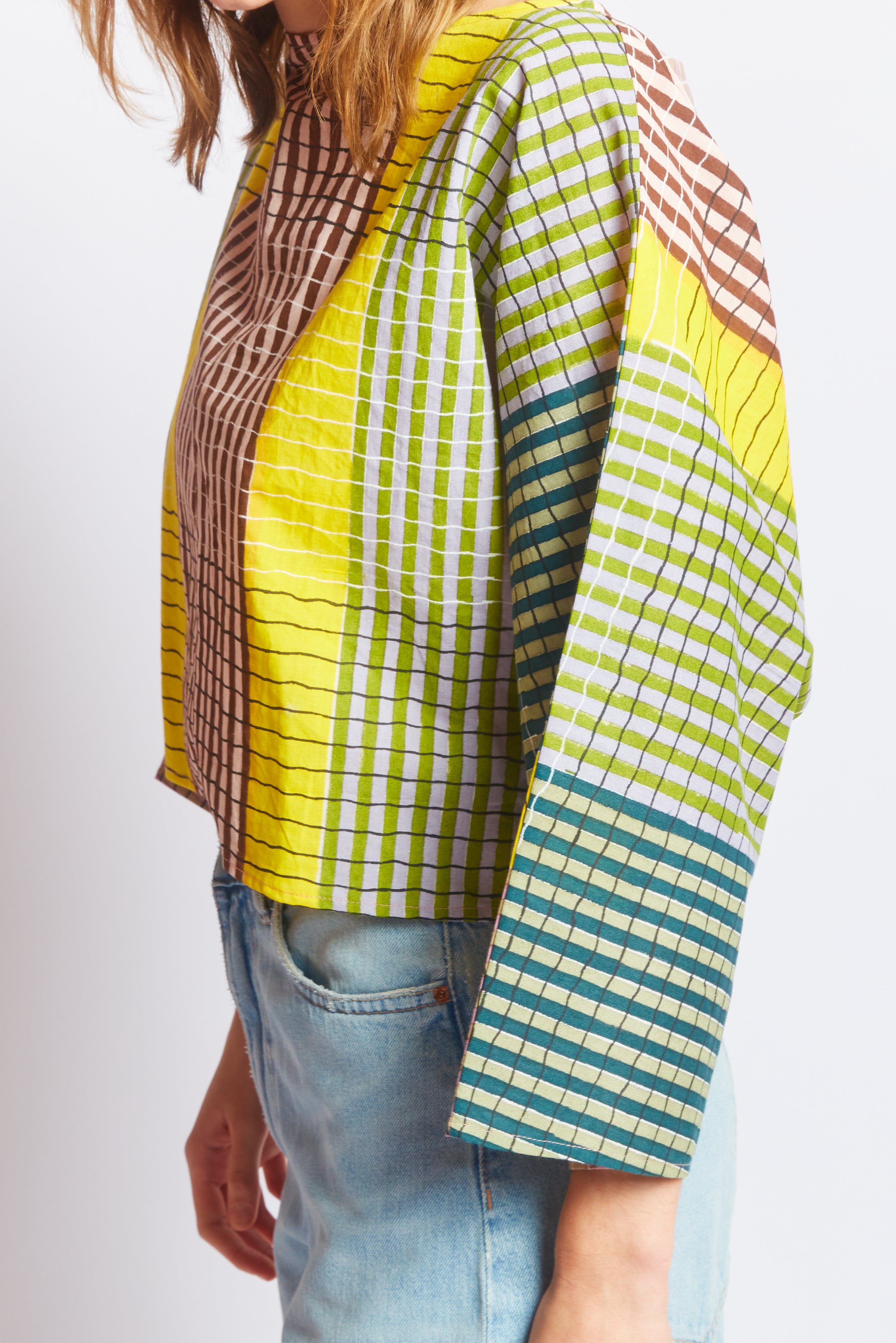 BLOOM SHIRT | INK GRID