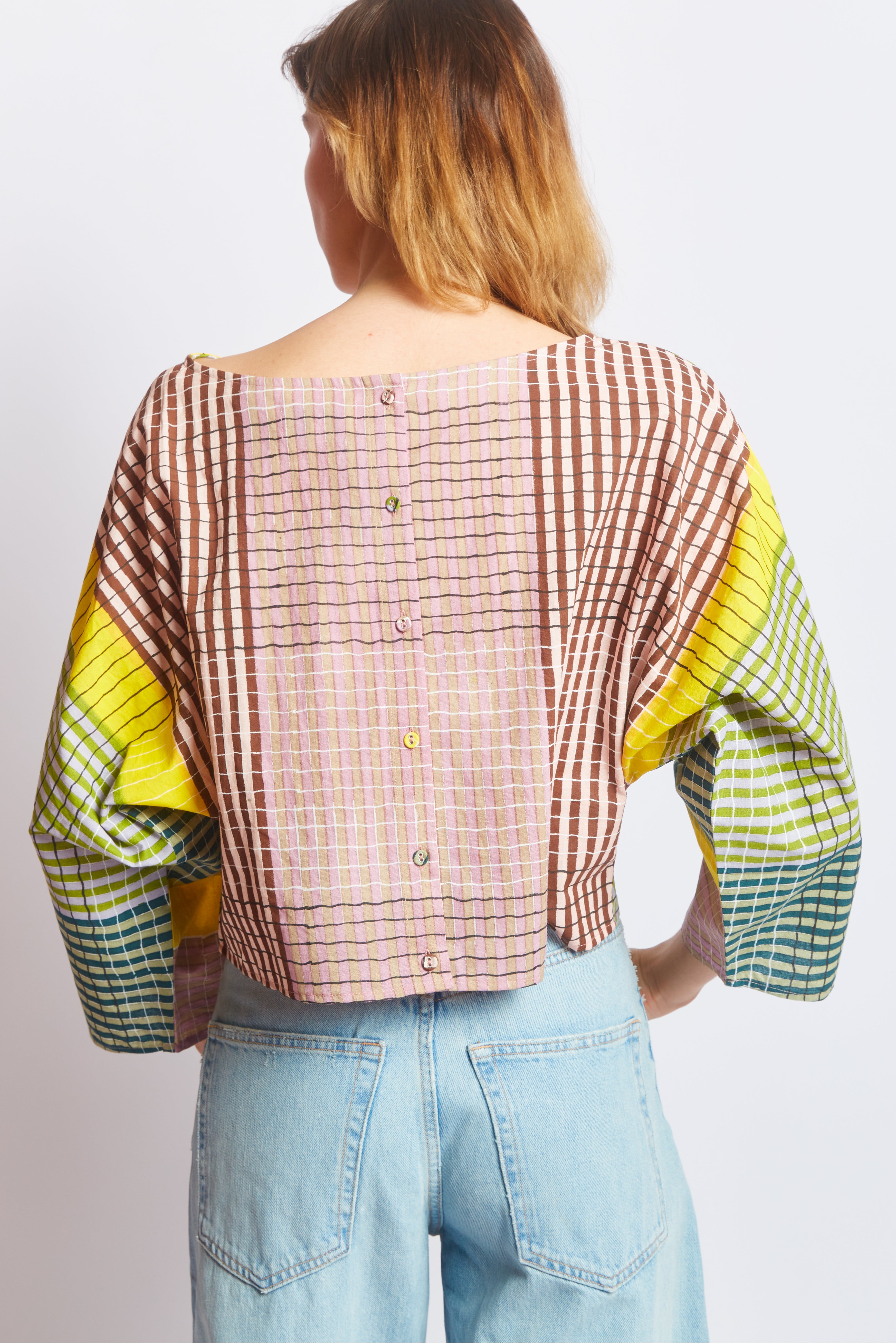 BLOOM SHIRT | INK GRID