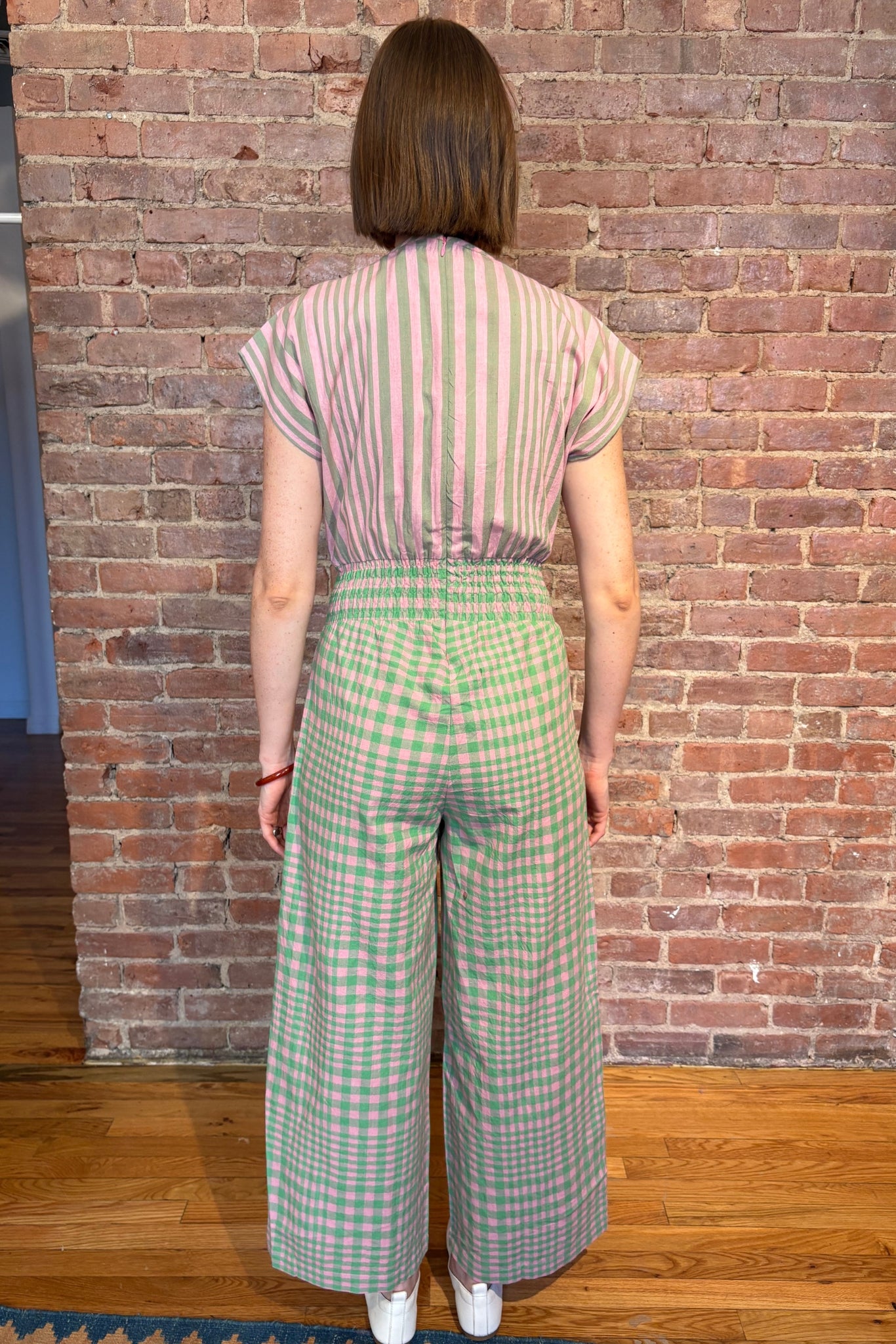 MARIE CINCH JUMPER | HUDSON STRIPE X CHEX