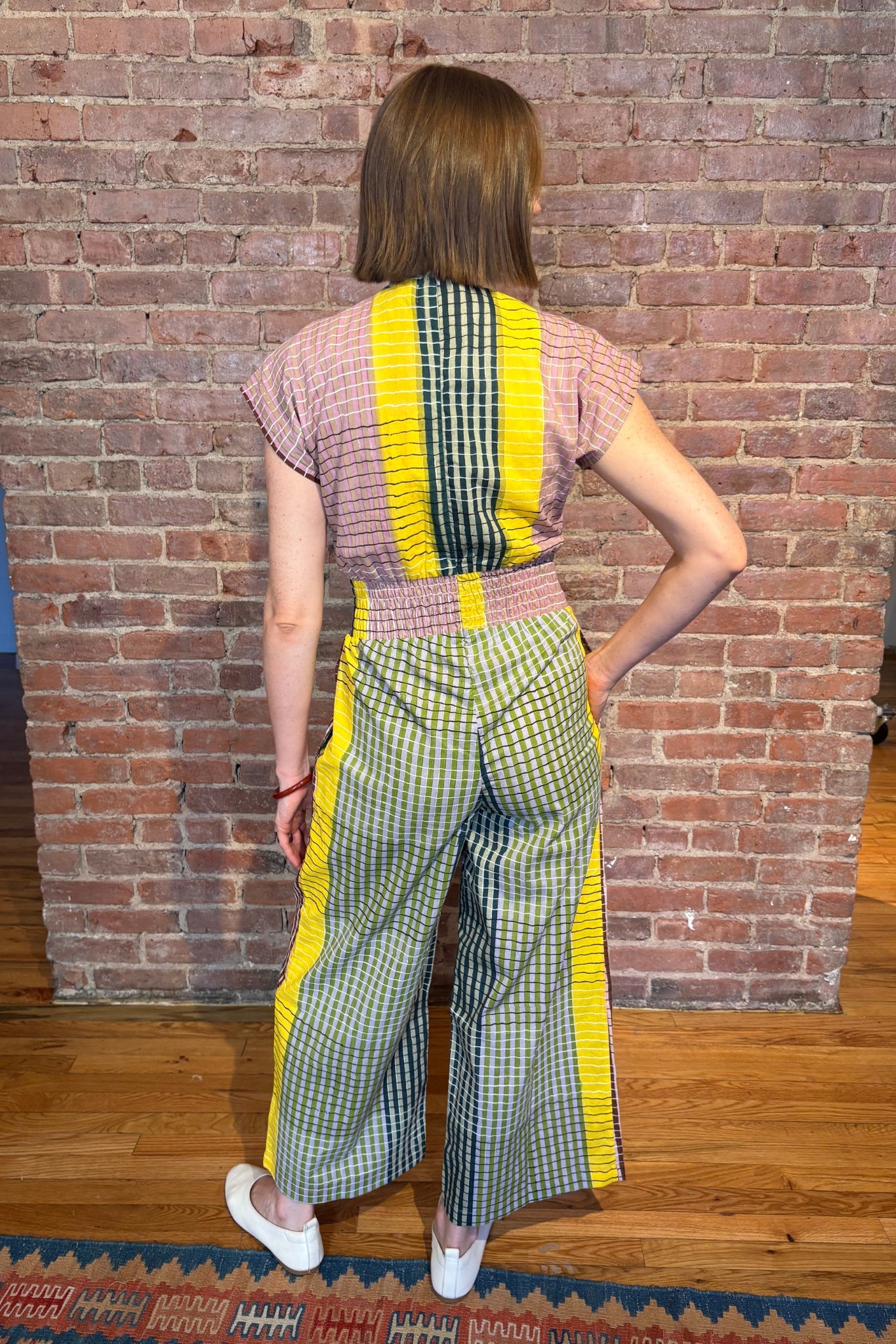MARIE CINCH JUMPER | INK GRID