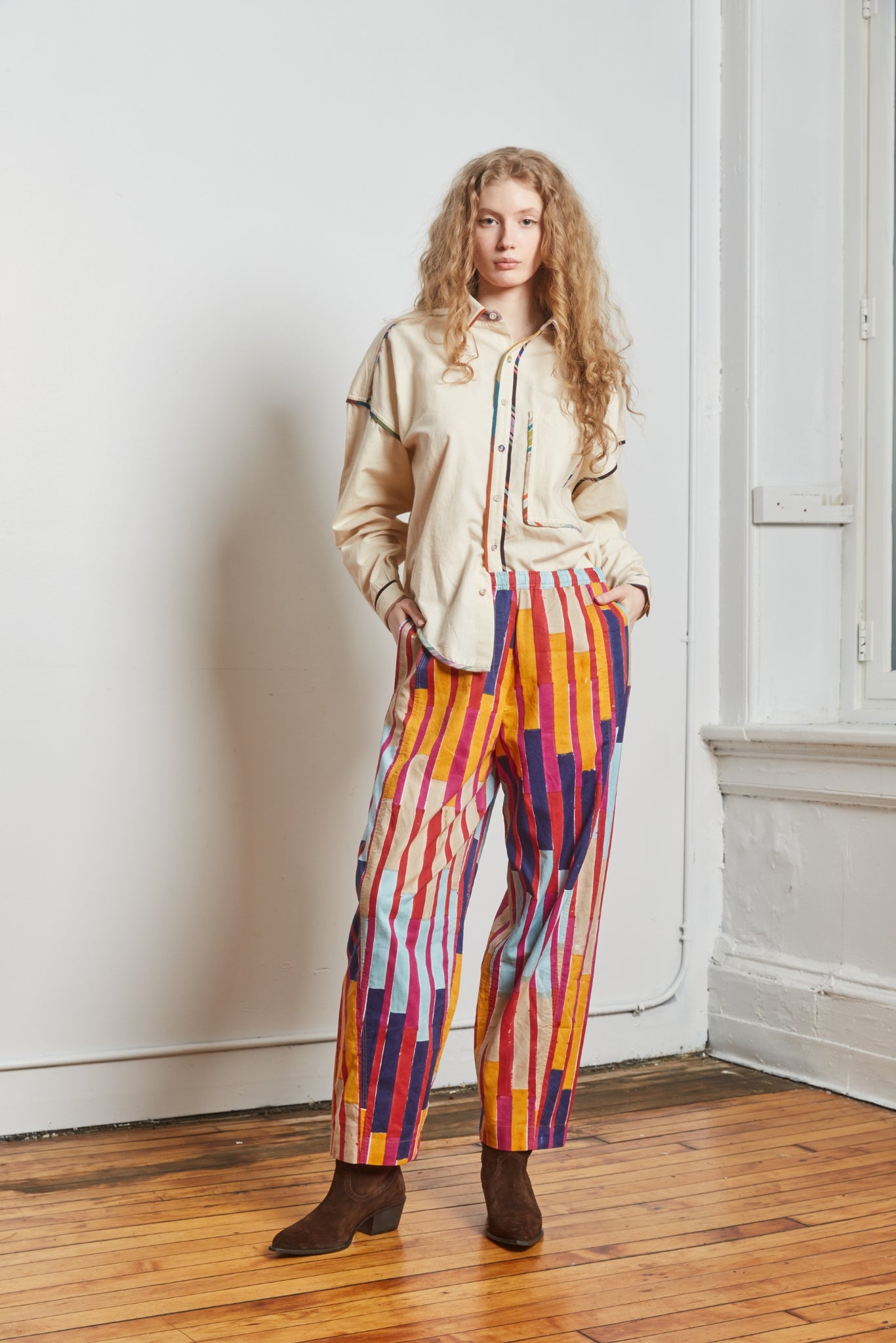ARTIST SHIRT | IVORY MULTI
