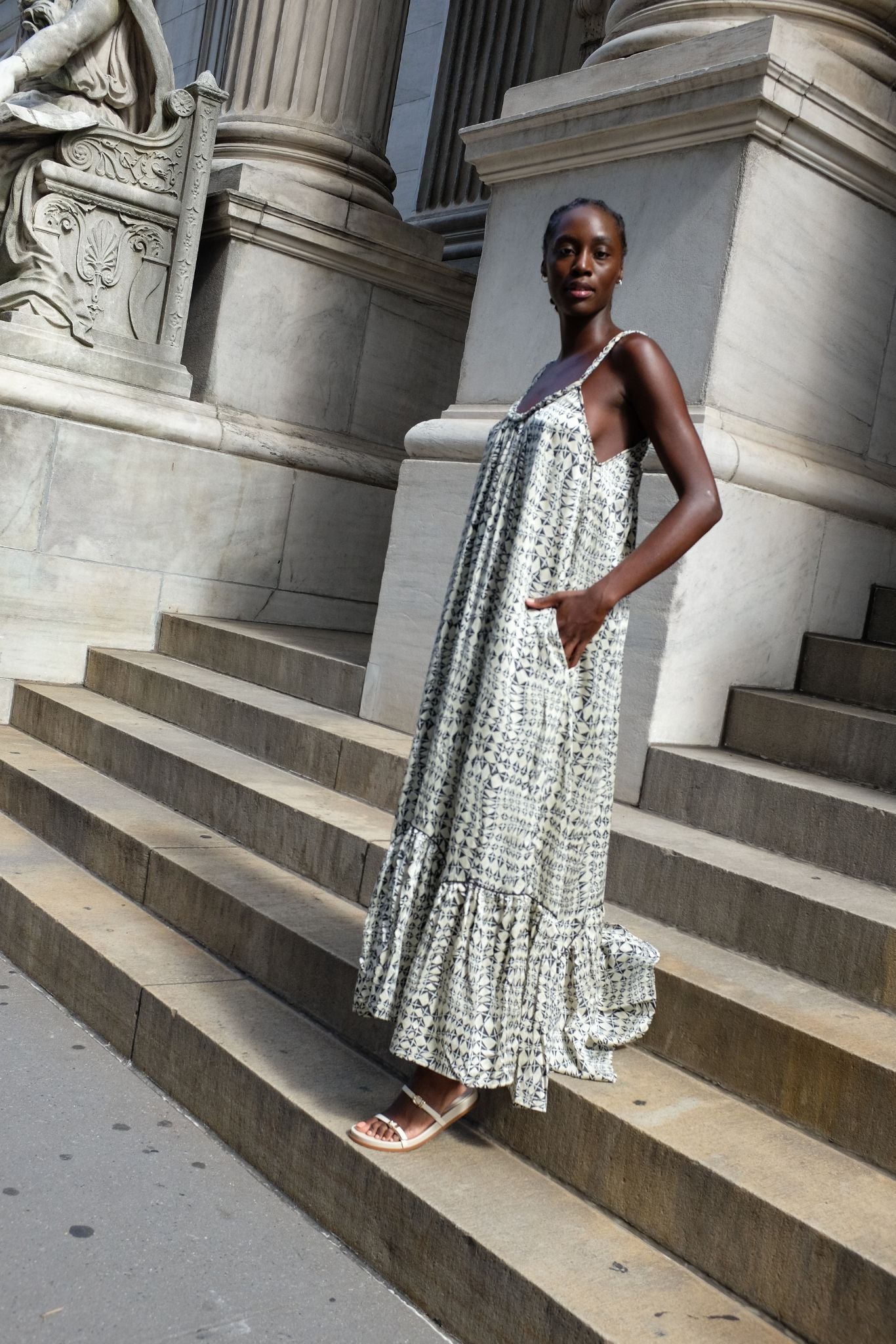 CABO DRESS | ILLUSION PRINT