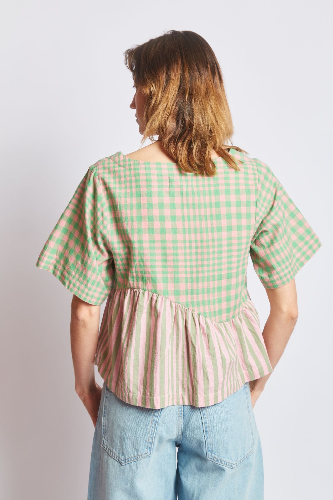 YARA TOP | HUDSON STRIPE X CHEX