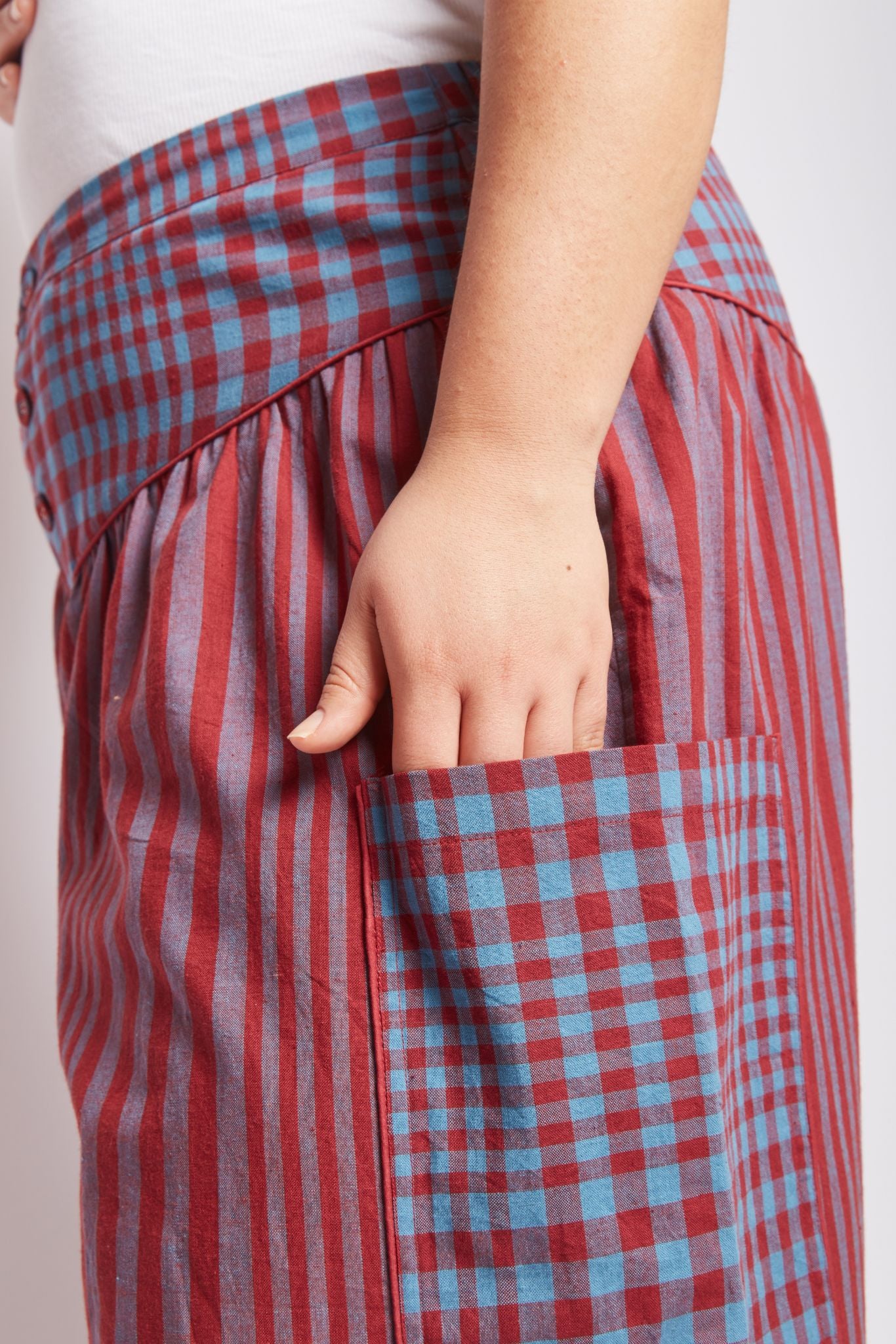 VERA PANTS | BEACON STRIPE X CHEX