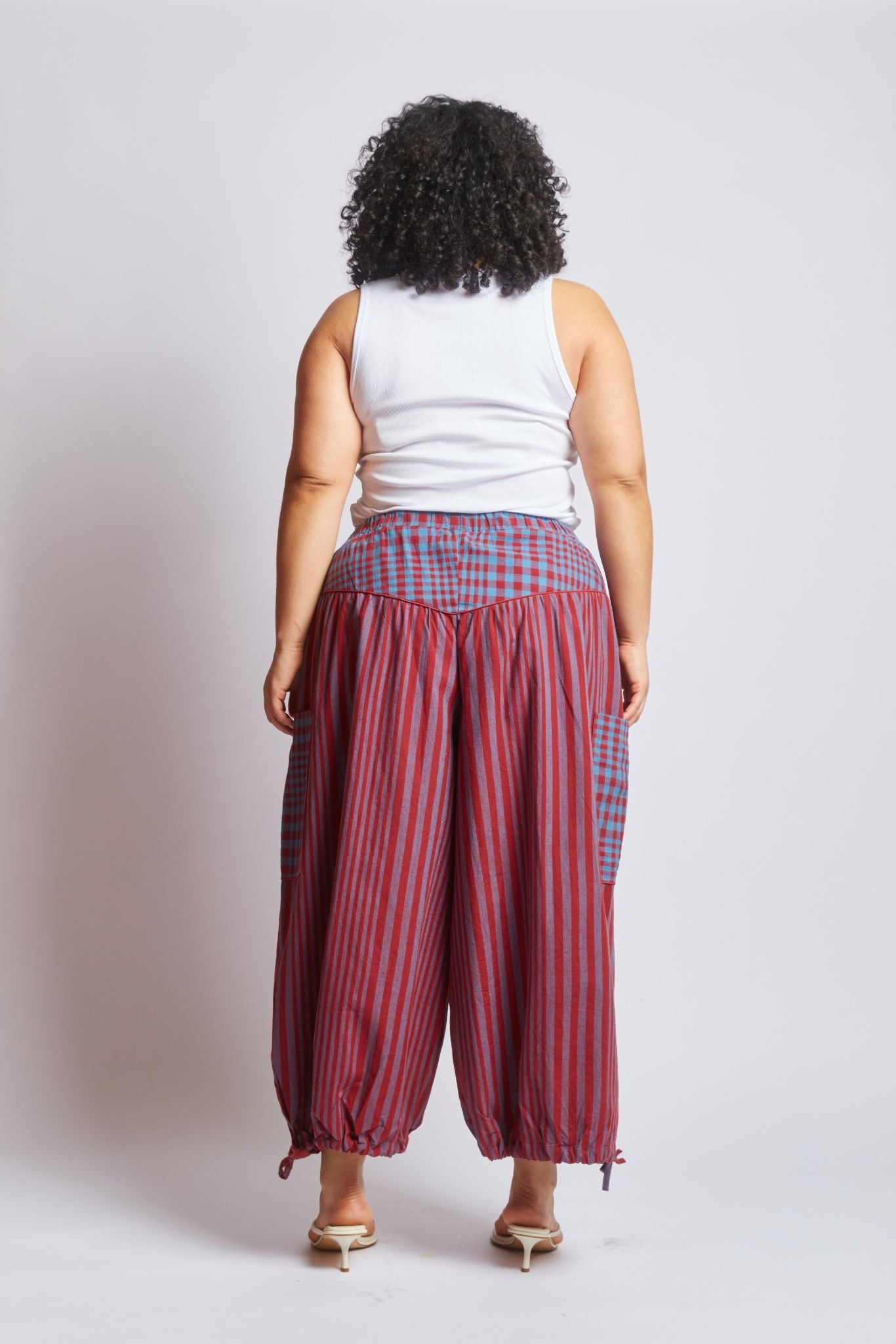 VERA PANTS | BEACON STRIPE X CHEX