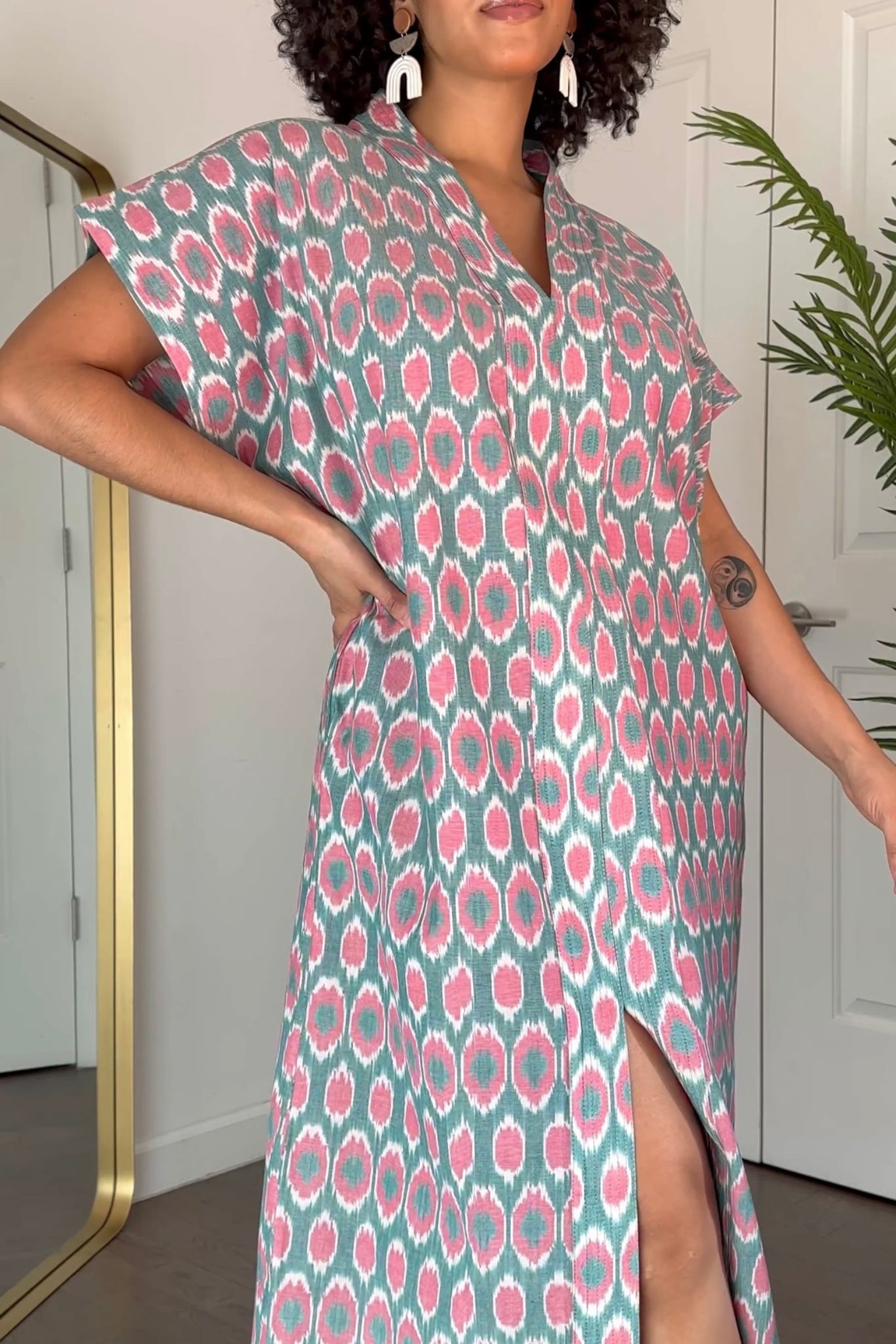 NAYA KAFTAN DRESS | SPRING IKAT