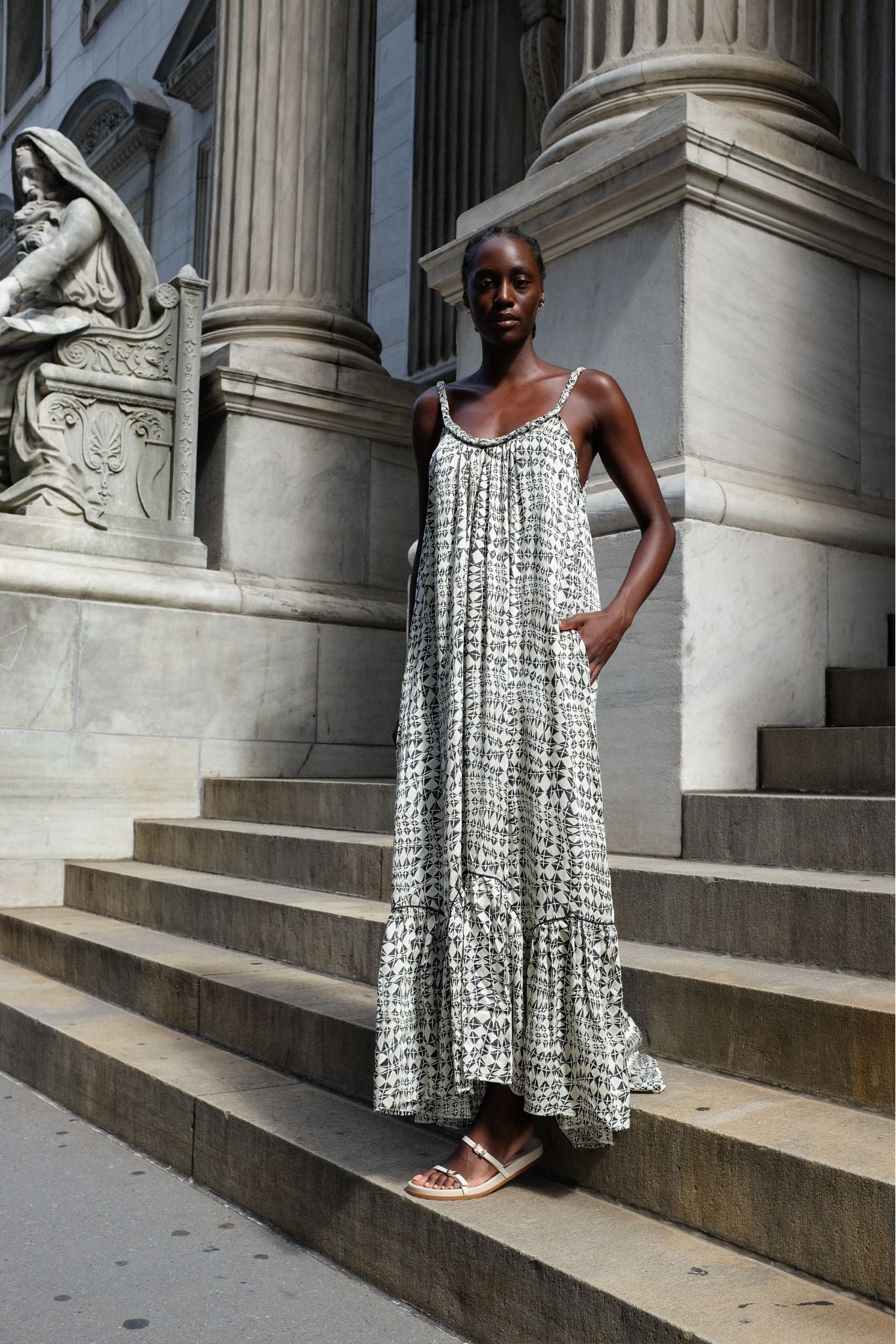 CABO DRESS | ILLUSION PRINT