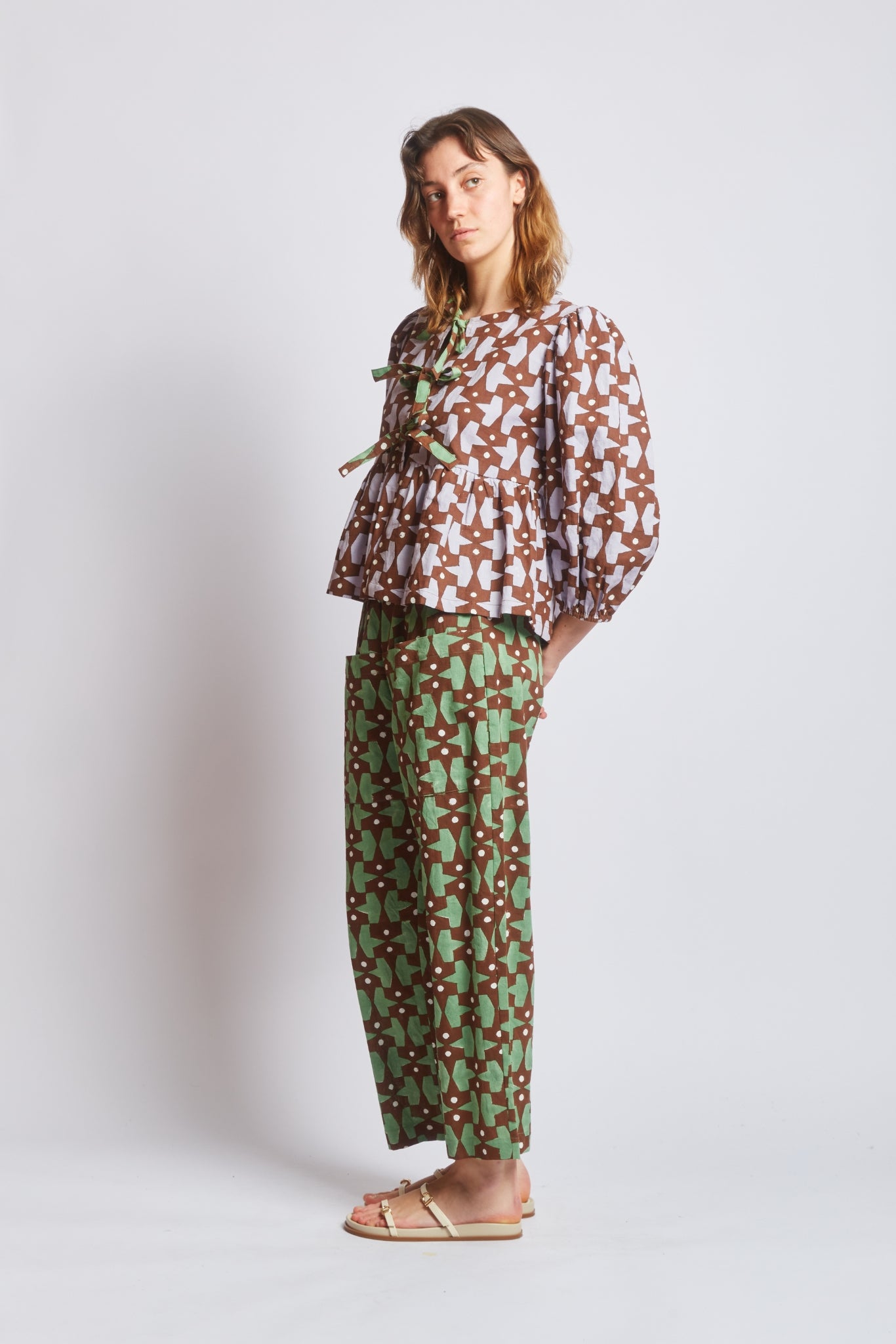 PHOEBE PANTS | PACMAN PRINT