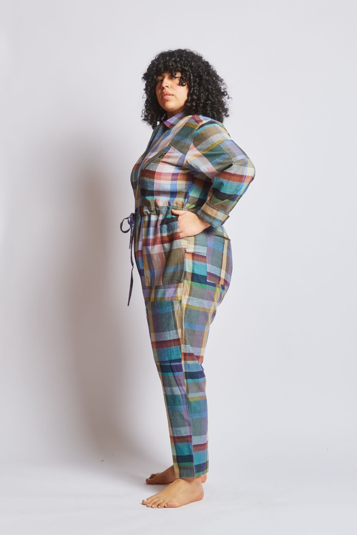 UTILITY FLIGHT SUIT | MIST CHEX
