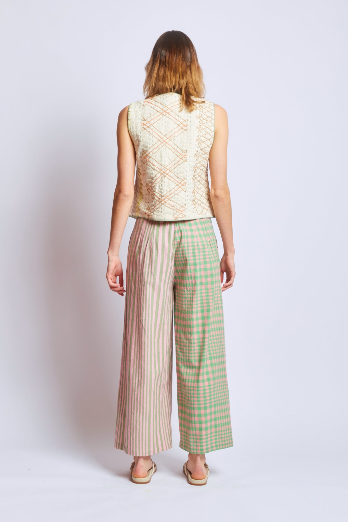 TAYLOR PANTS | HUDSON STRIPE X CHEX