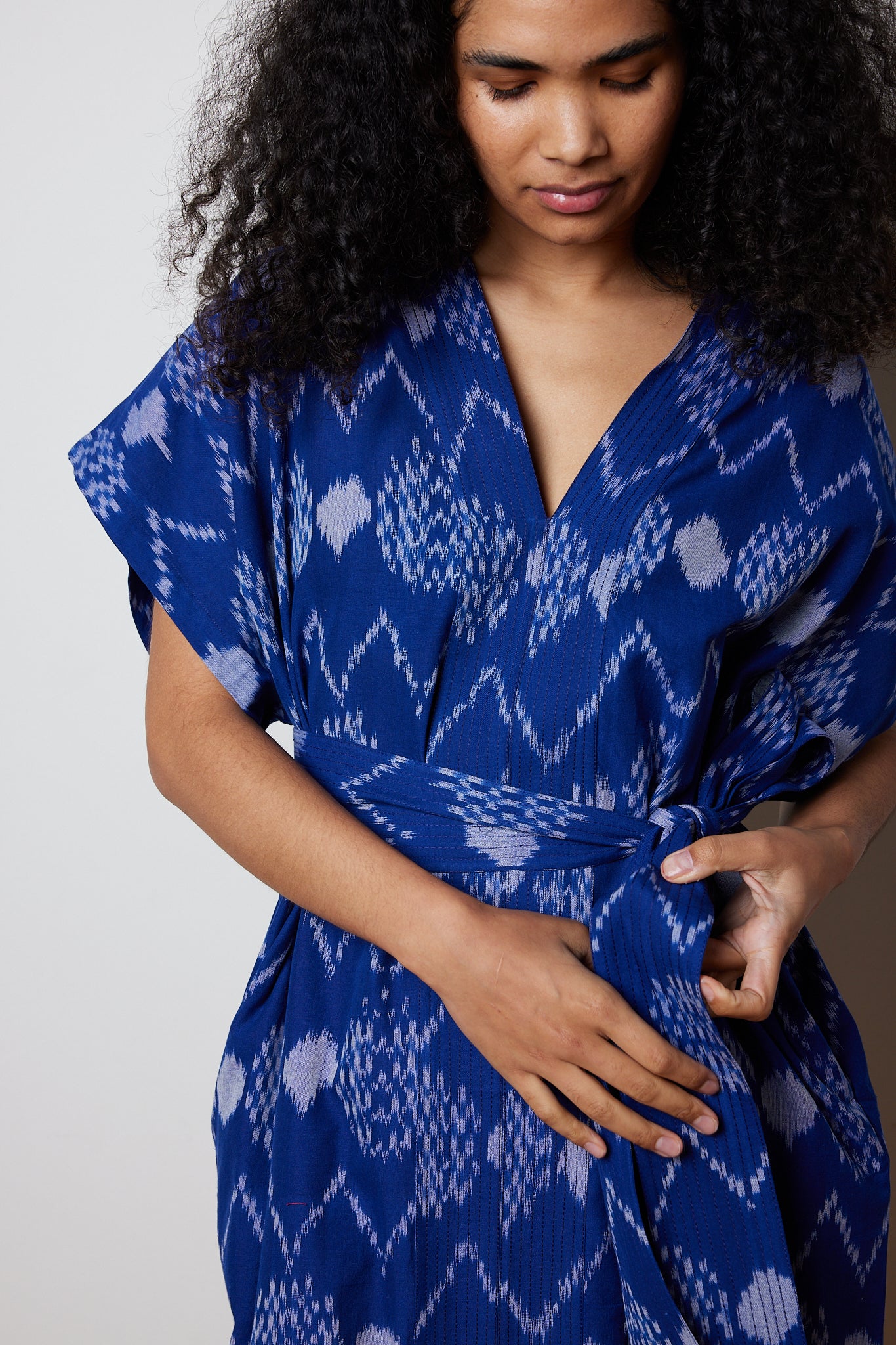 NAYA KAFTAN DRESS | OCEAN IKAT