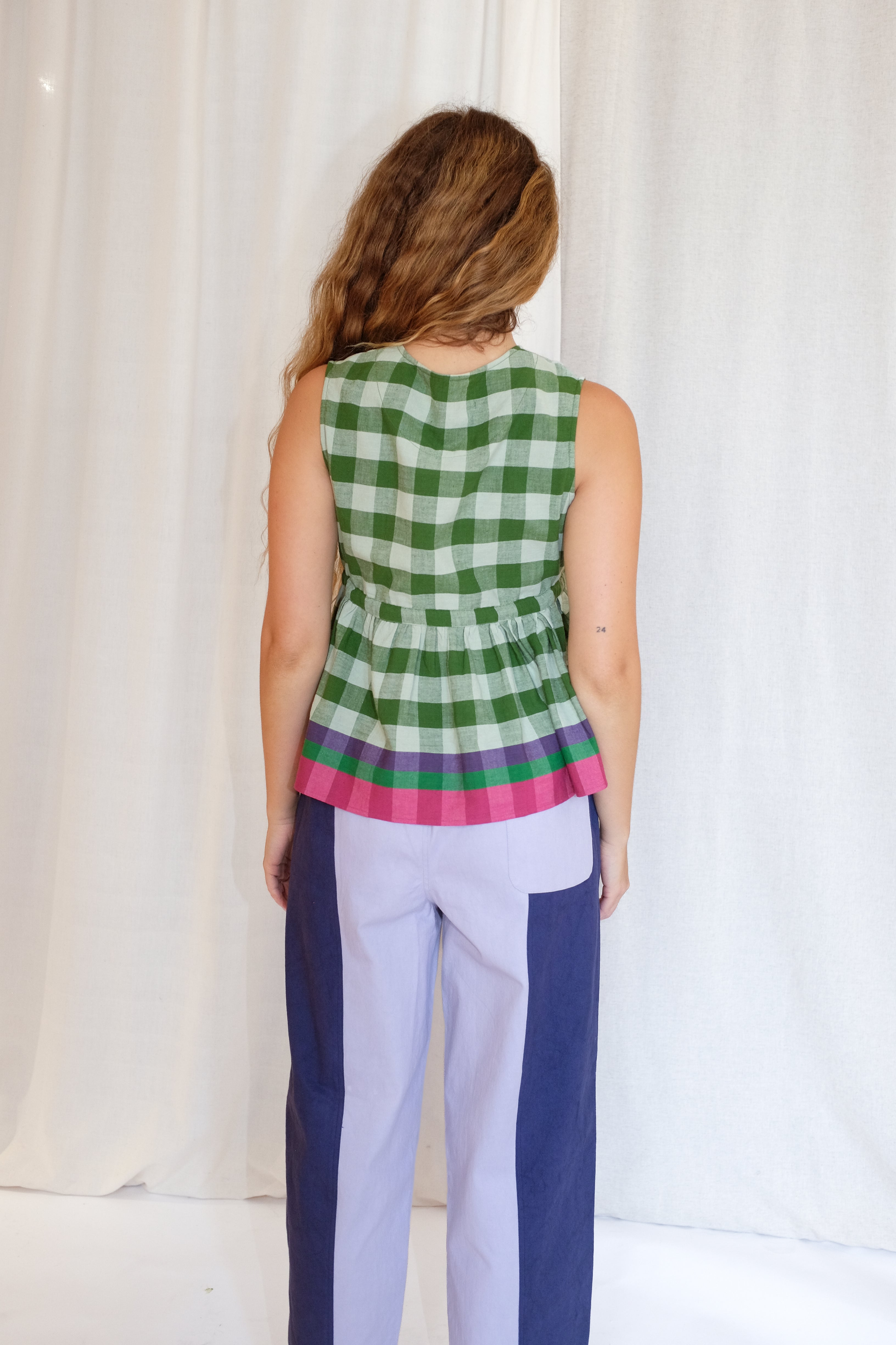 ELLA TOP | WATERMELON CHEX