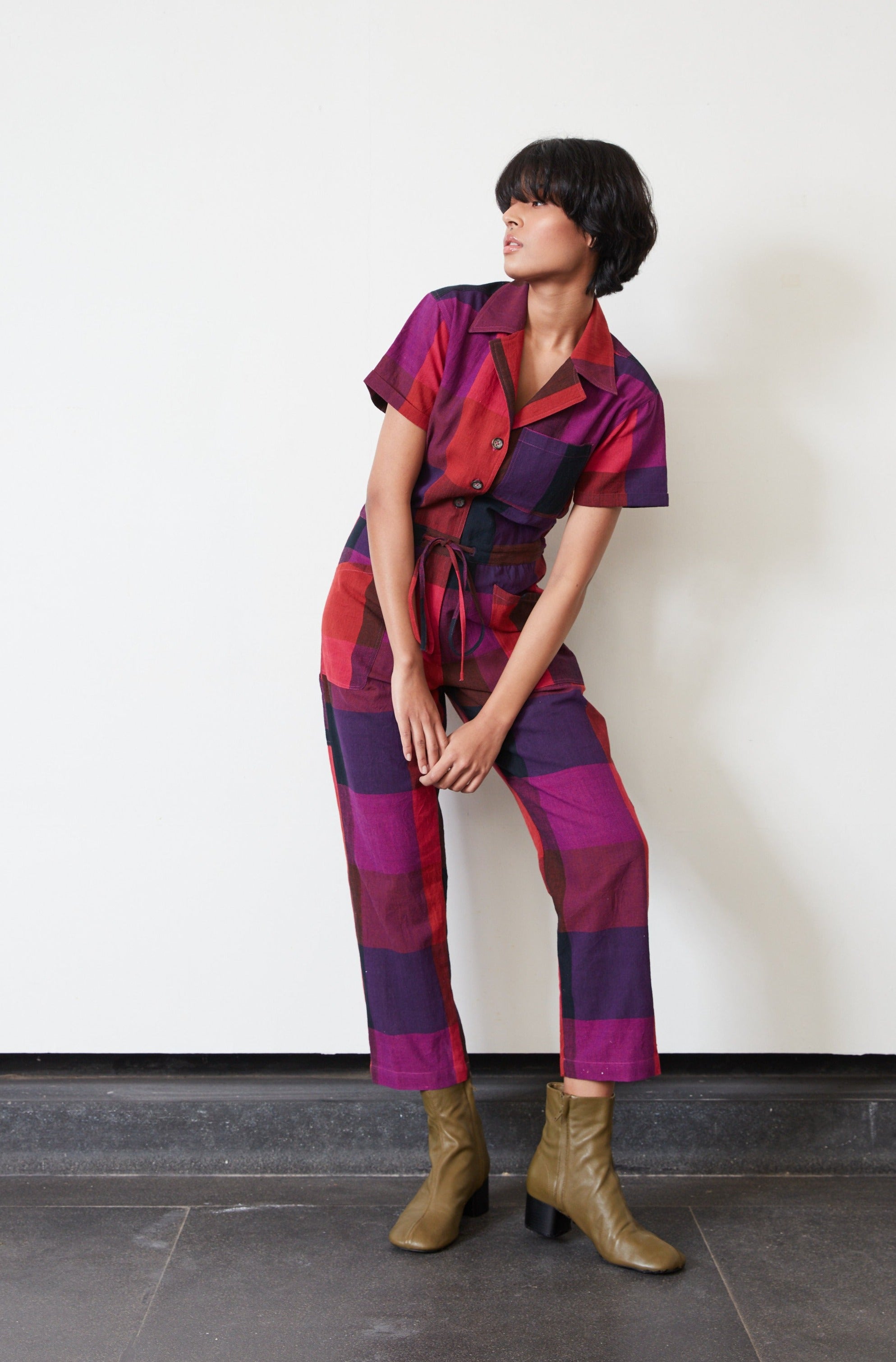 RAY JUMPSUIT | KINETIC CHEX