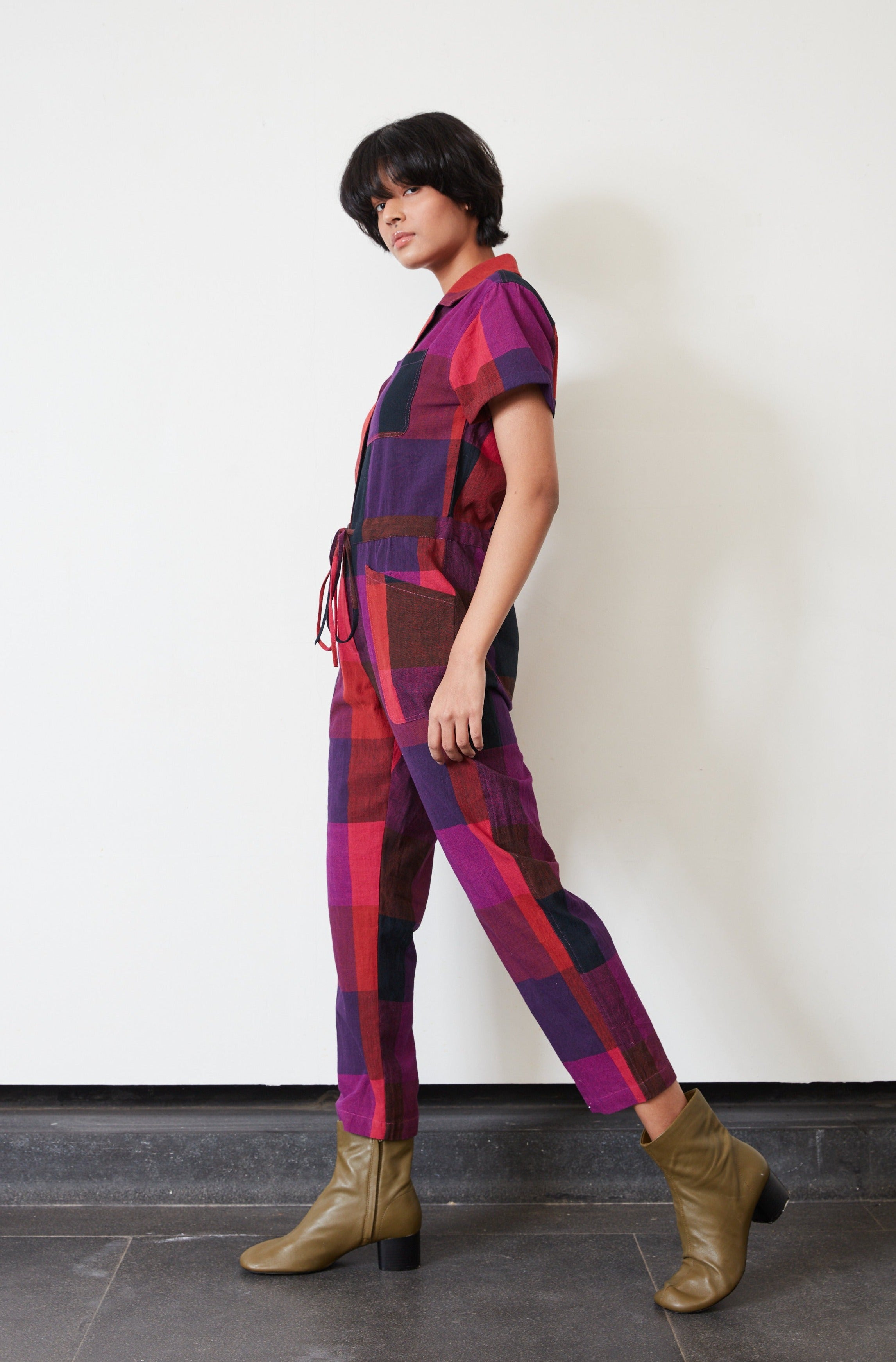 RAY JUMPSUIT | KINETIC CHEX