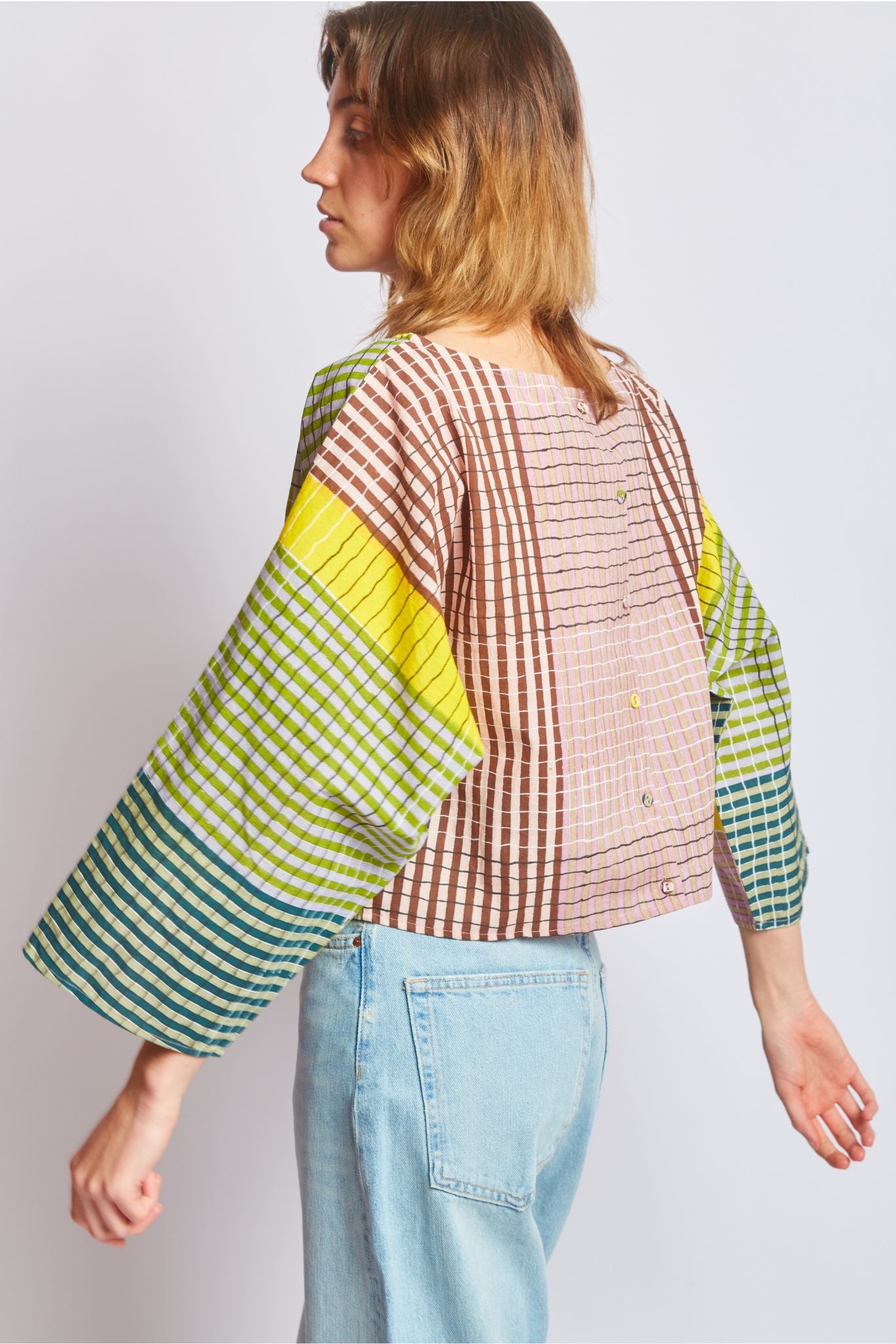 BLOOM SHIRT | INK GRID