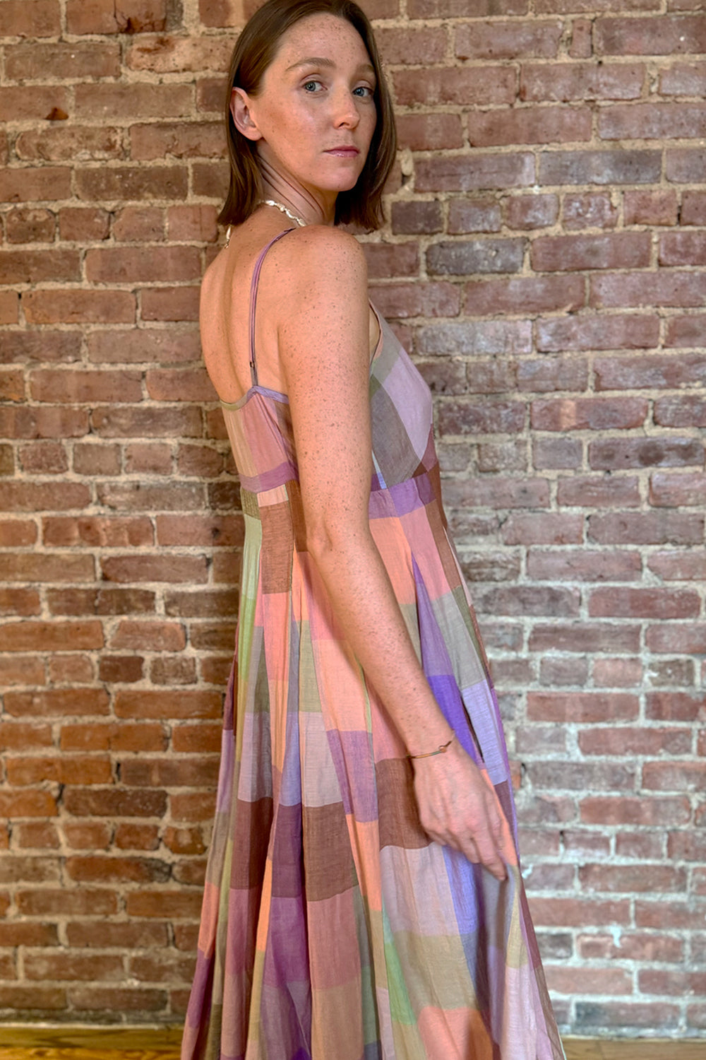 GOA SLIP MAX DRESS | MERIDA CHEX
