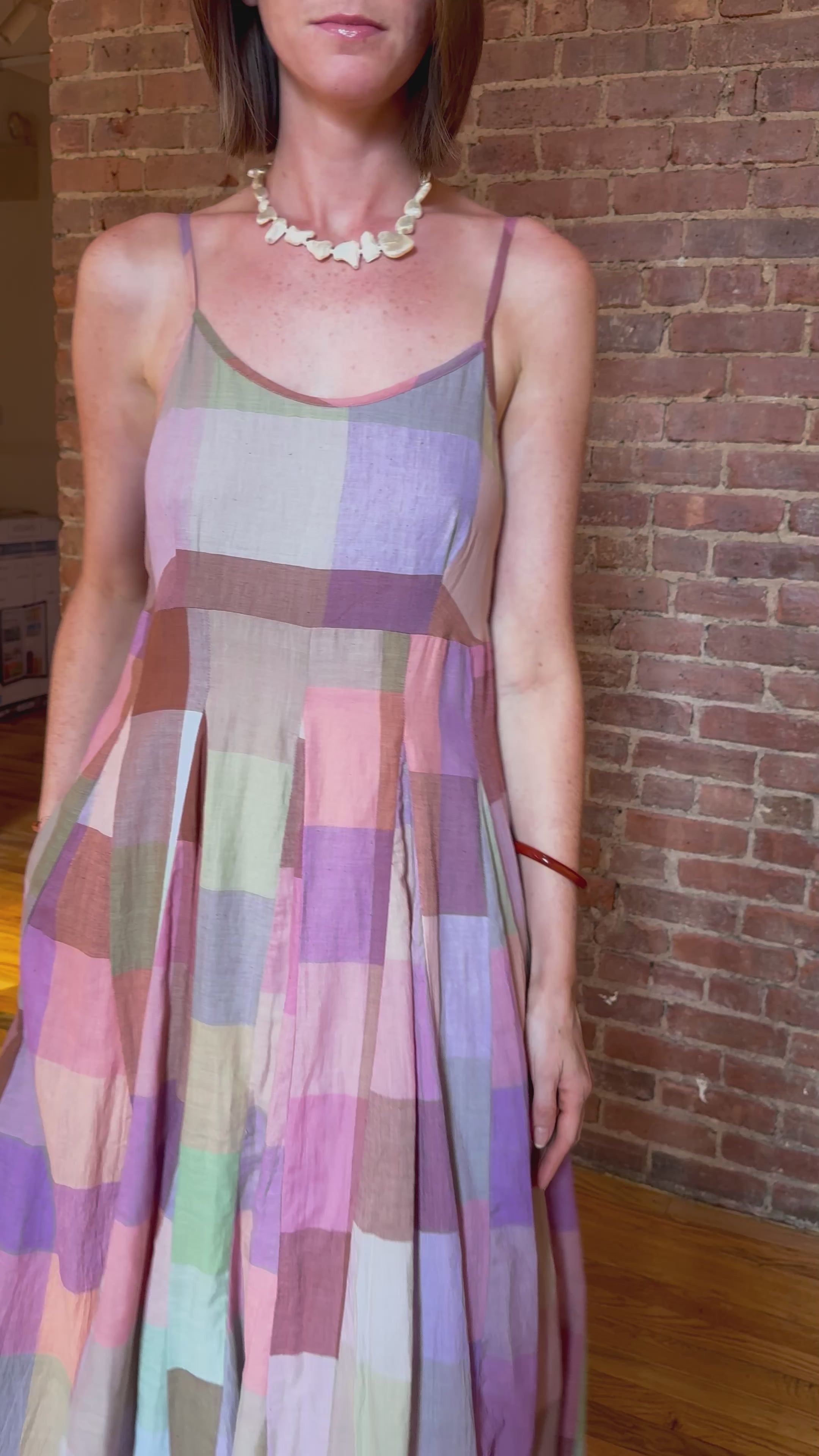 GOA SLIP MAX DRESS | MERIDA CHEX