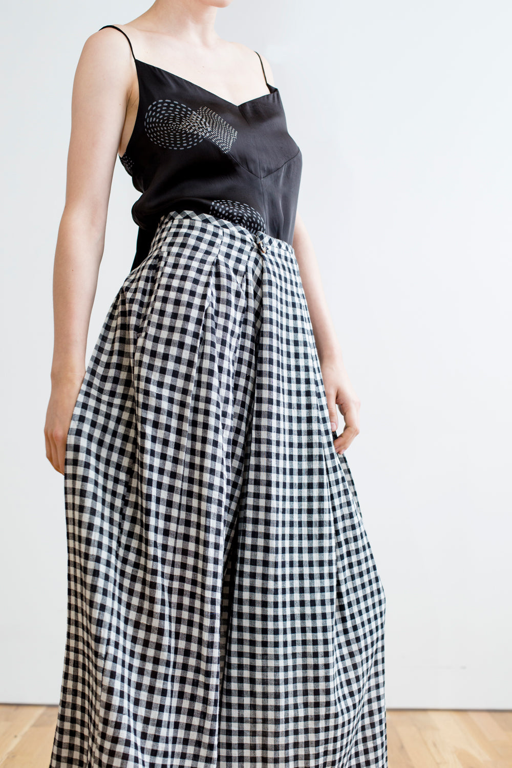 FRIDA PANTS | BLACK & WHITE CHEX