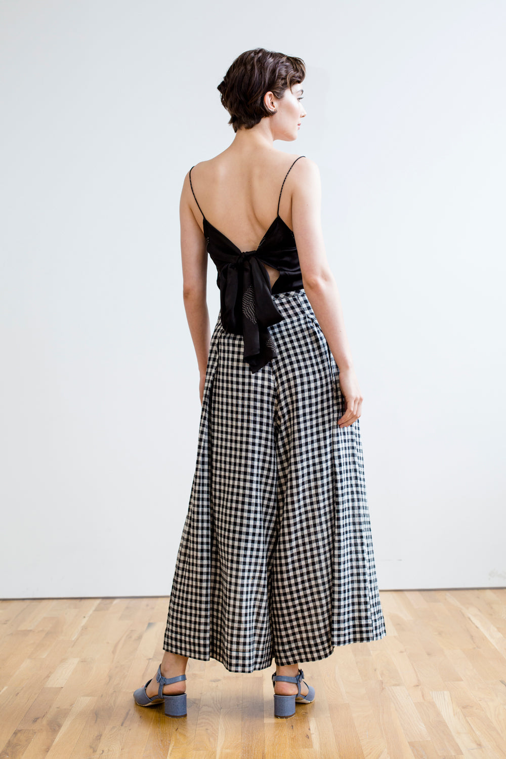 FRIDA PANTS | BLACK & WHITE CHEX