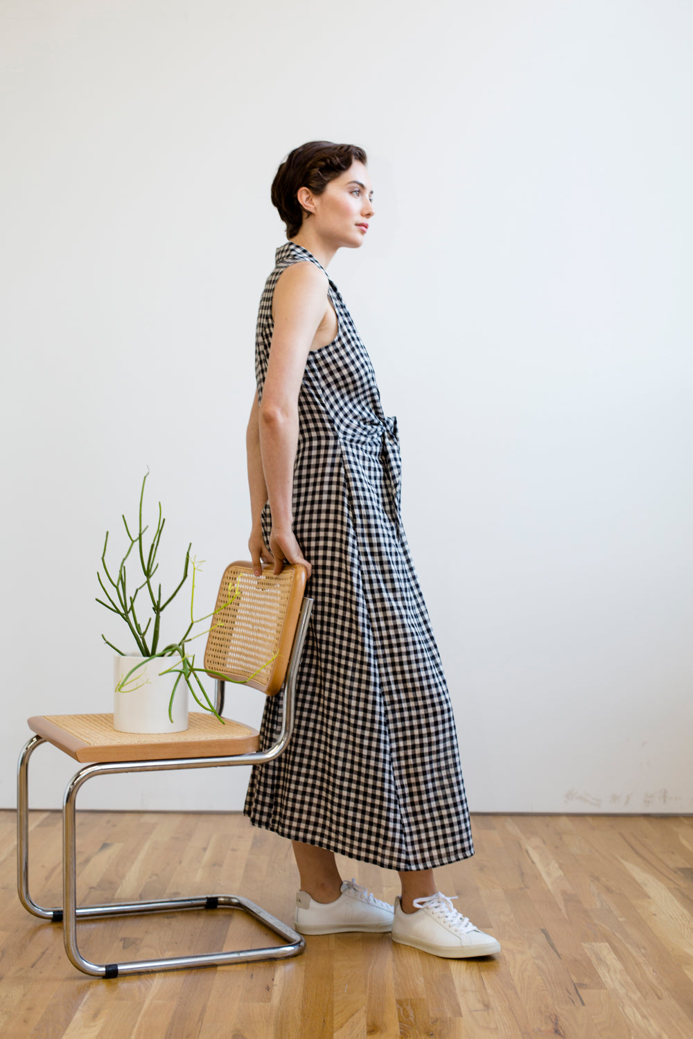 EMILY DRESS | BLACK & WHITE CHEX