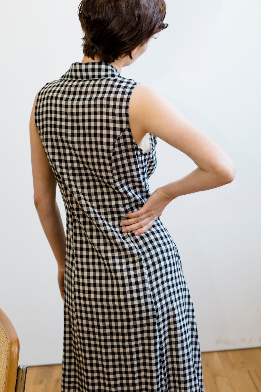 EMILY DRESS | BLACK & WHITE CHEX
