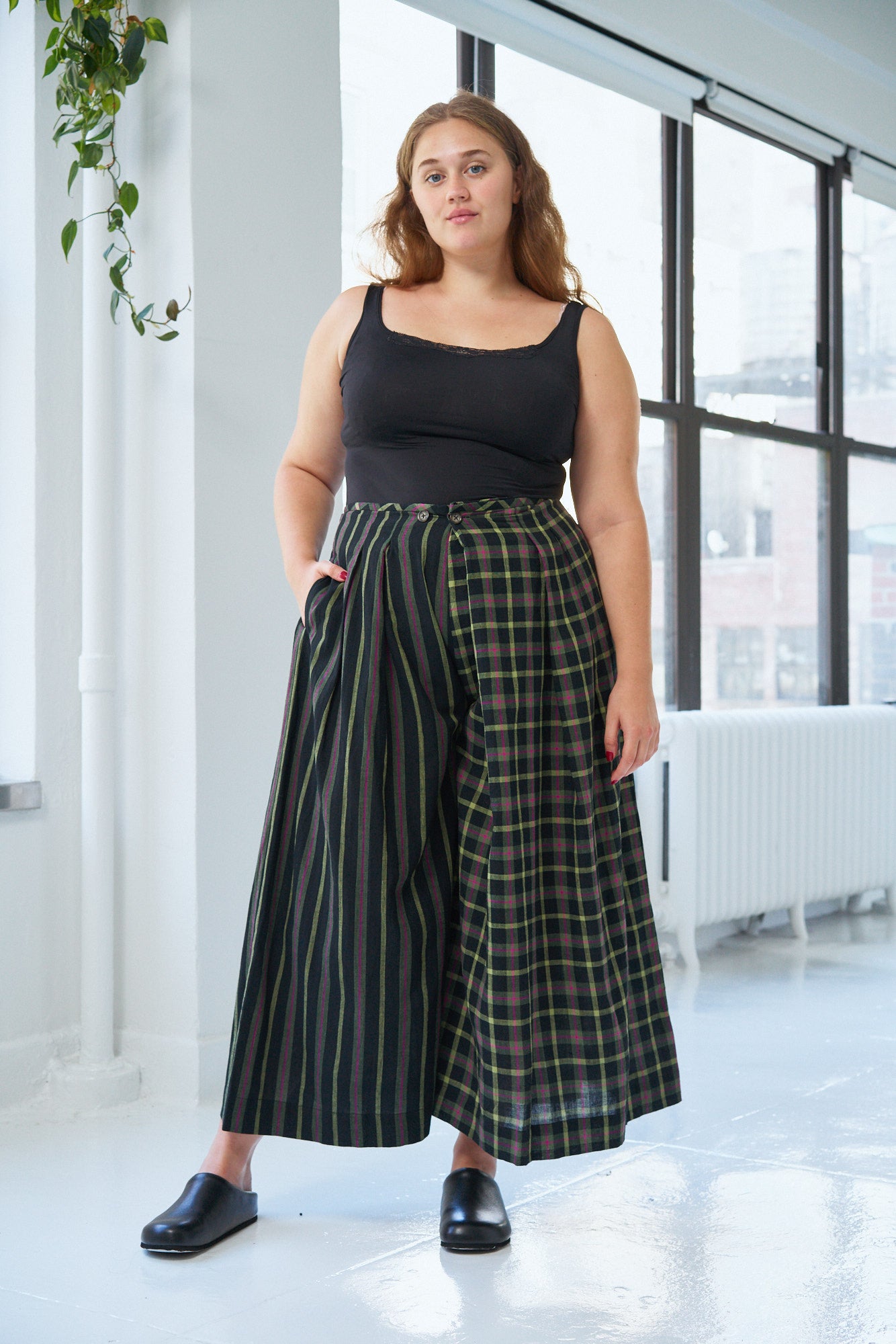 FRIDA PANTS | STRIKE CHEX X STRIKE STRIPE