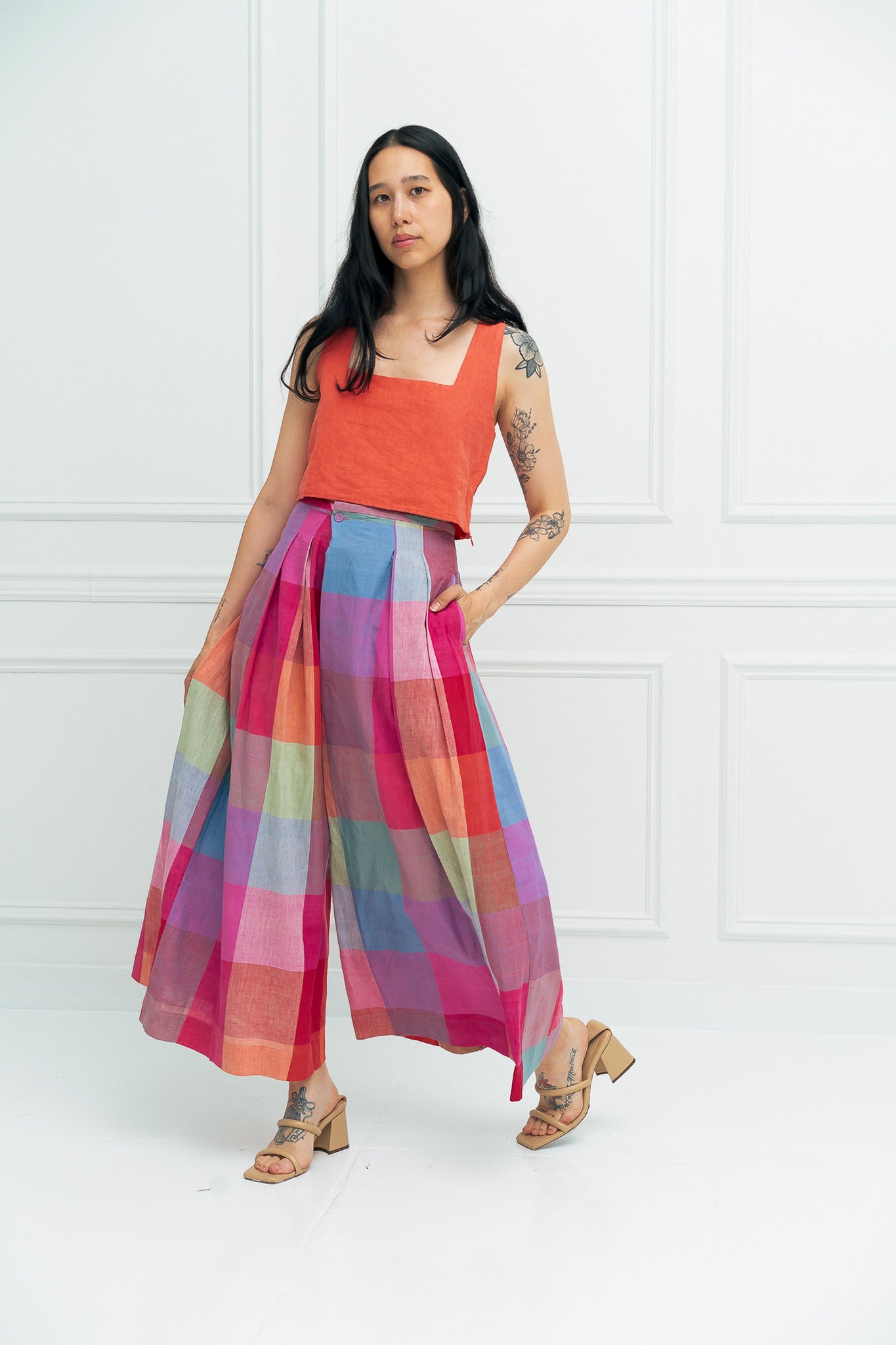 FRIDA PANT PRISM CHEX RUJUTA SHETH 1