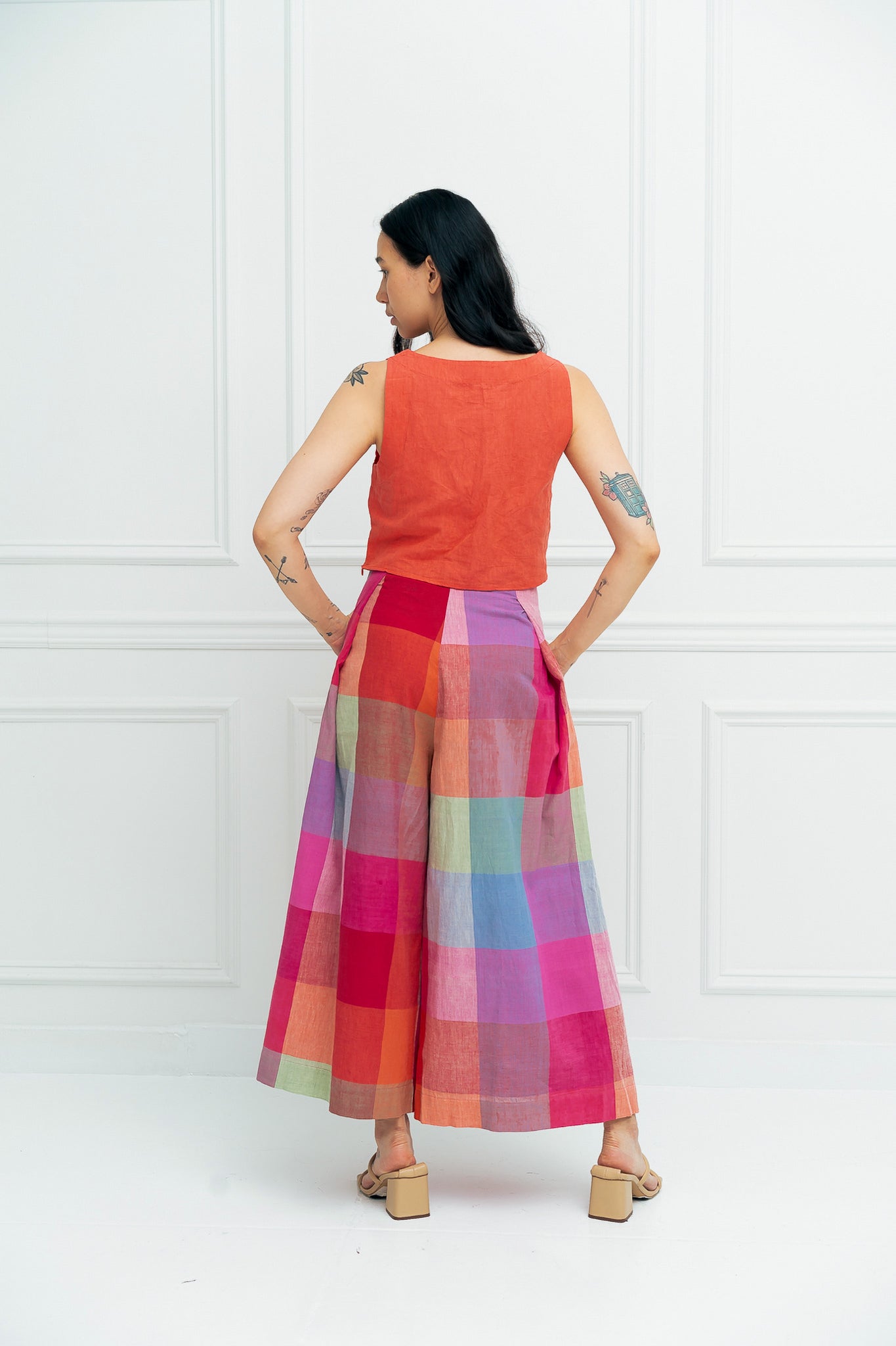 FRIDA PANT PRISM CHEX RUJUTA SHETH 5