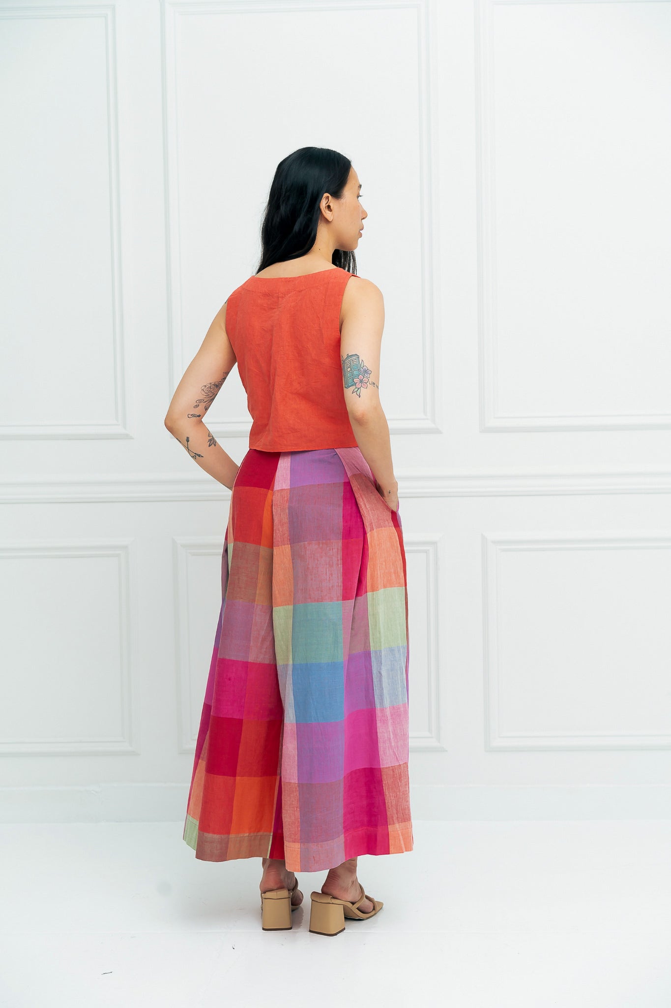 FRIDA PANT PRISM CHEX RUJUTA SHETH 4