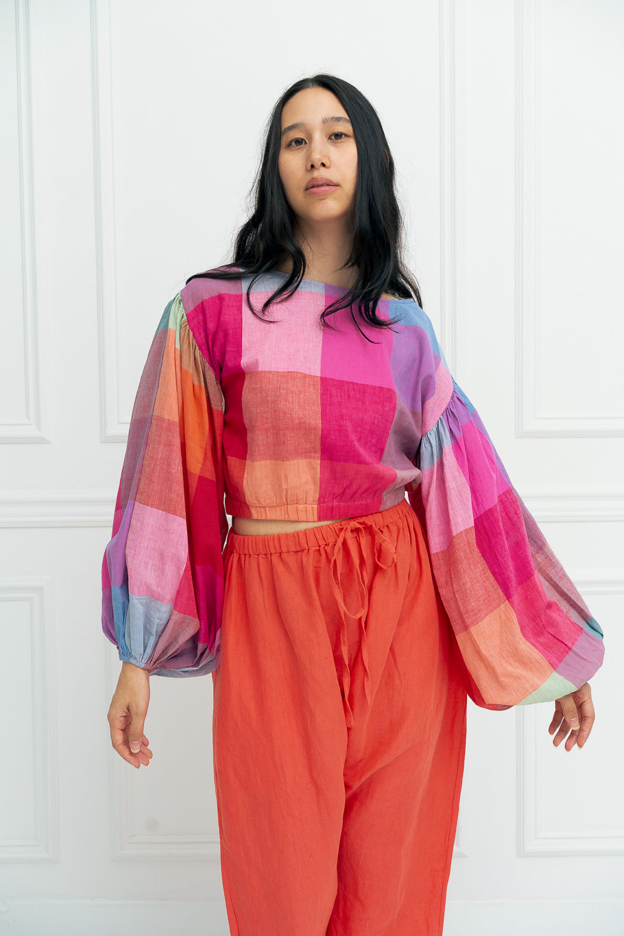 ELIZABETH TOP PRISM CHEX RUJUTA SHETH 1