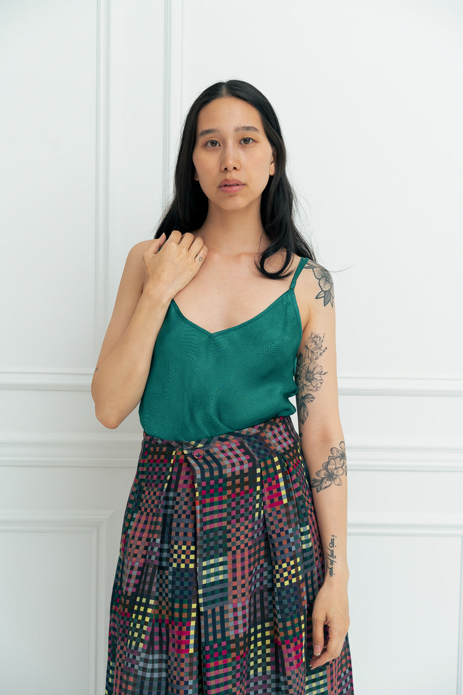 FRIDA PANTS | NIGHT RUBIX PRINT