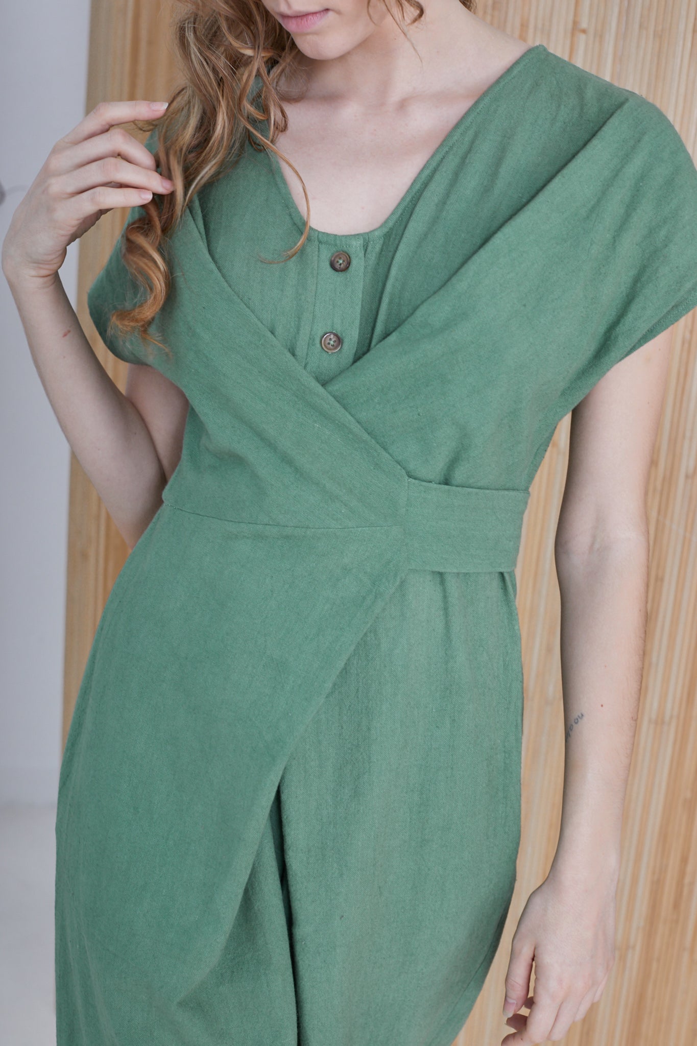 VENUS WRAP JUMPER | DEW