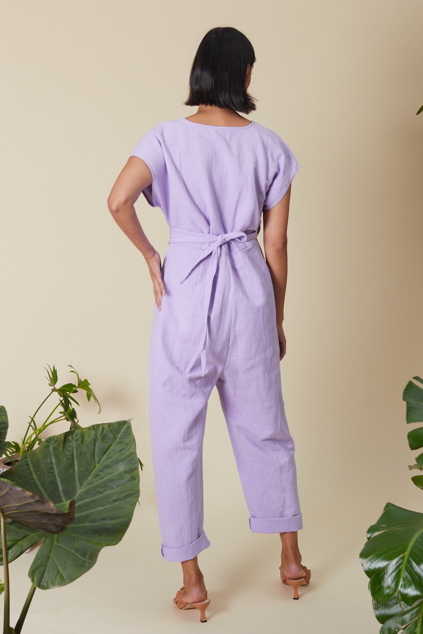 VENUS WRAP JUMPER | LILAC