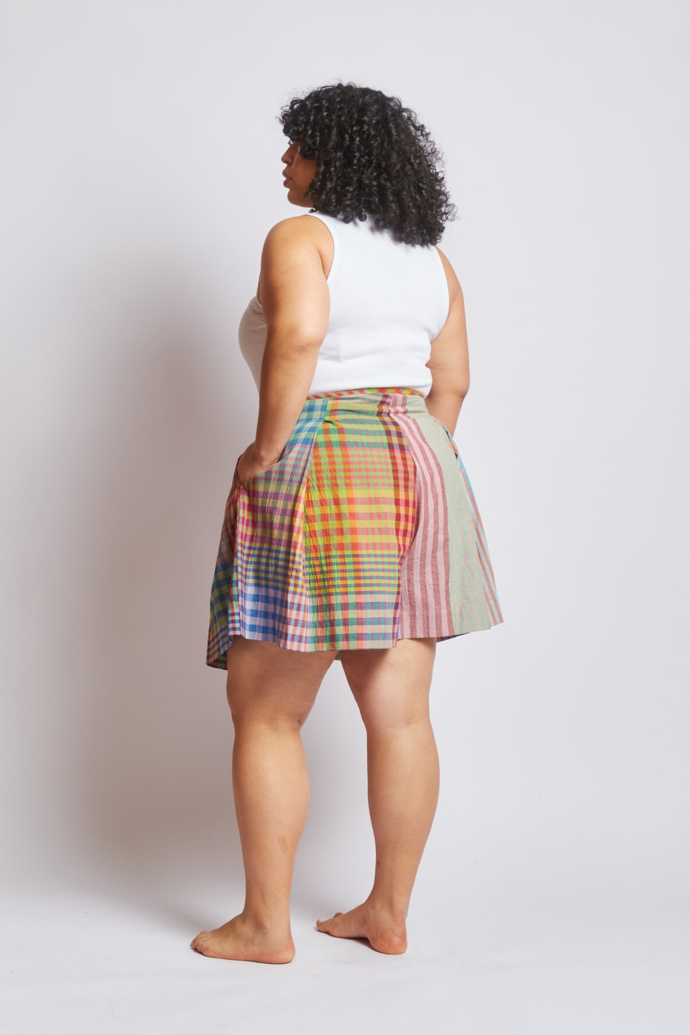 FRIDA SKORT | POSTCARD STRIPE X CHEX