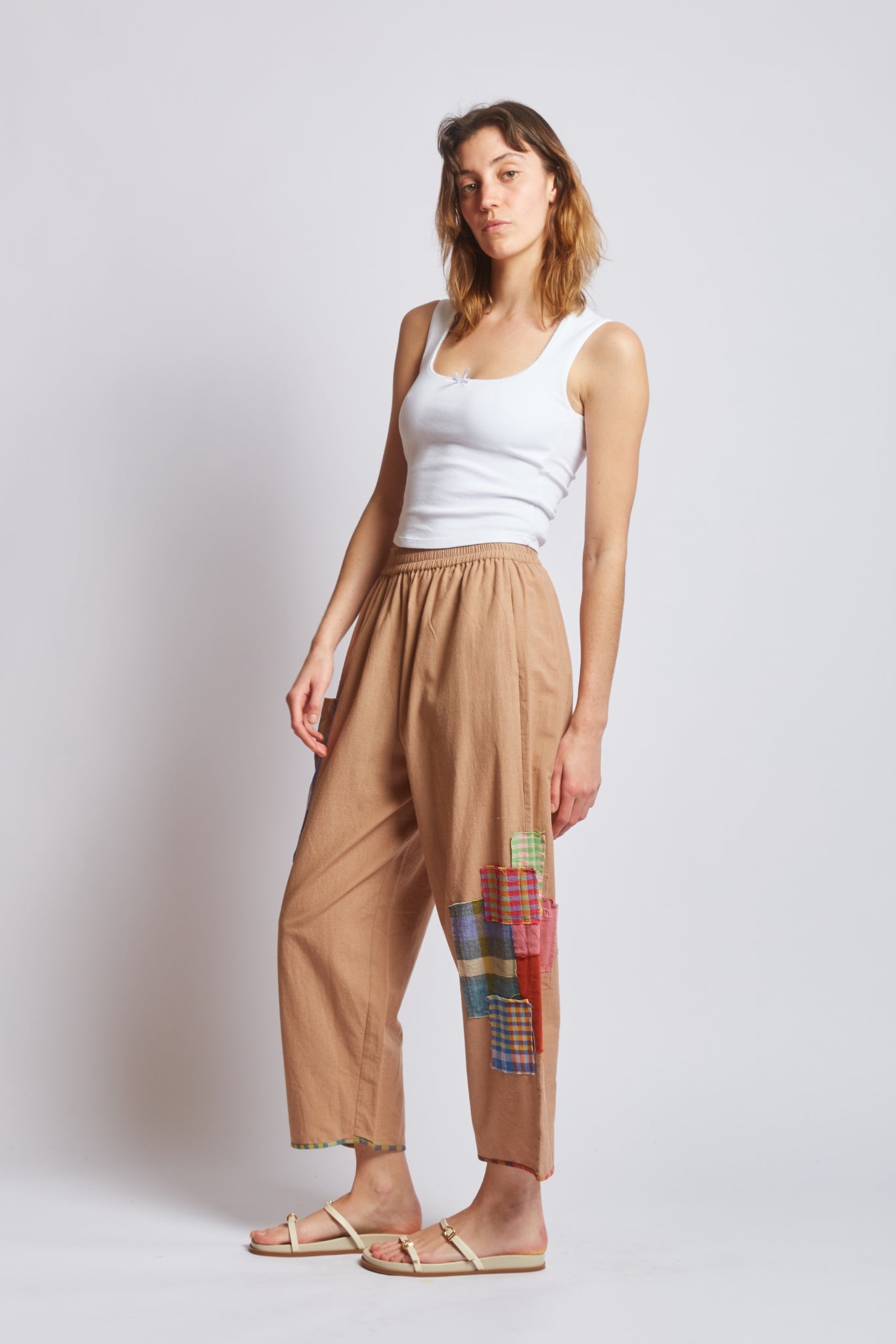 COLLAGE PANTS | SAND PATCH
