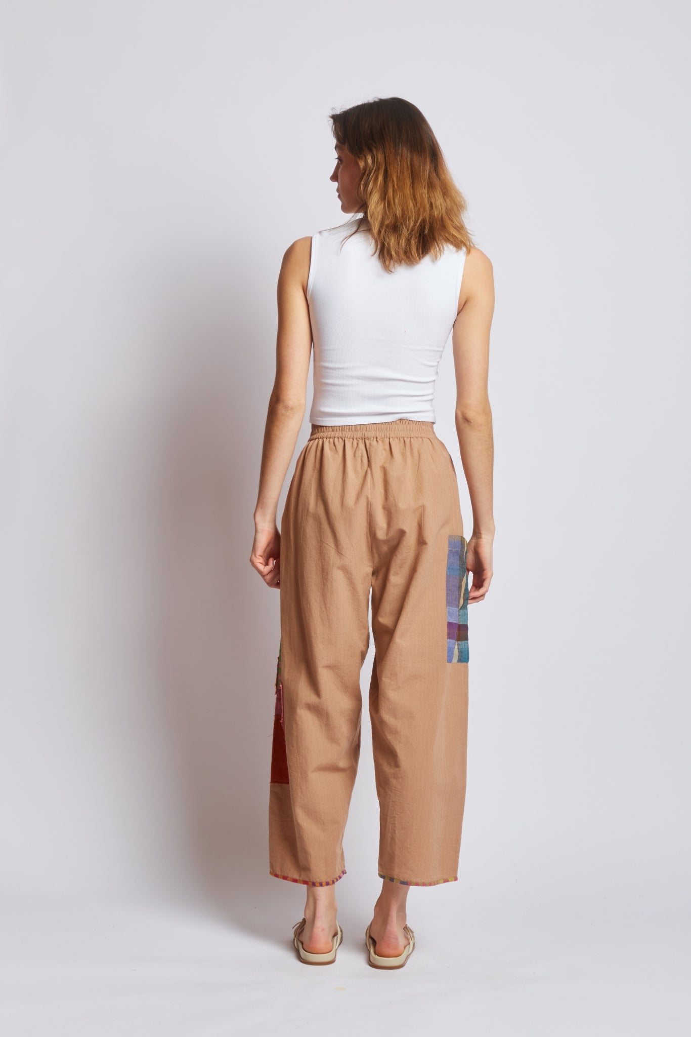 COLLAGE PANTS | SAND PATCH