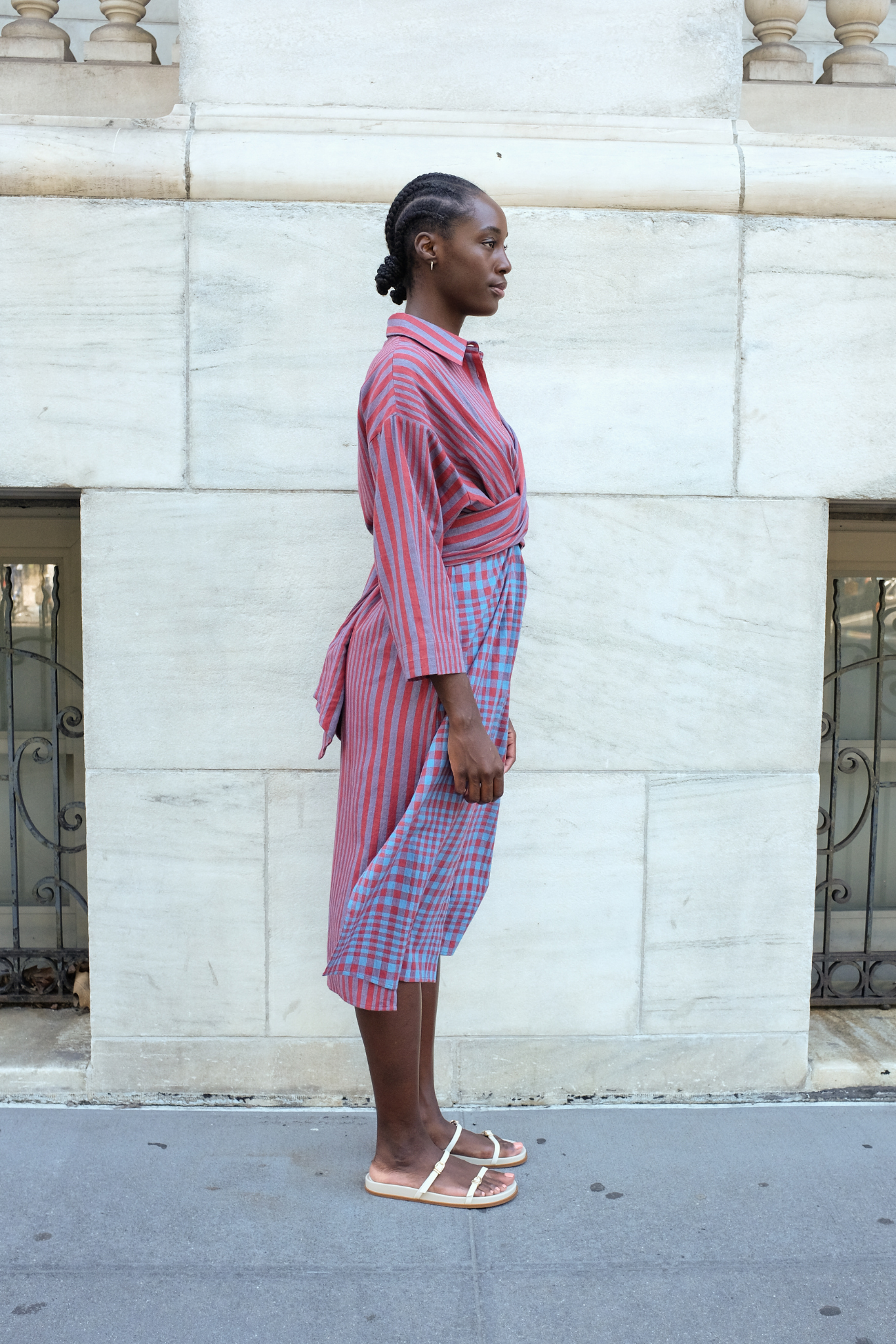 ALEXANDRA SHIRT DRESS | BEACON STRIPE X CHEX