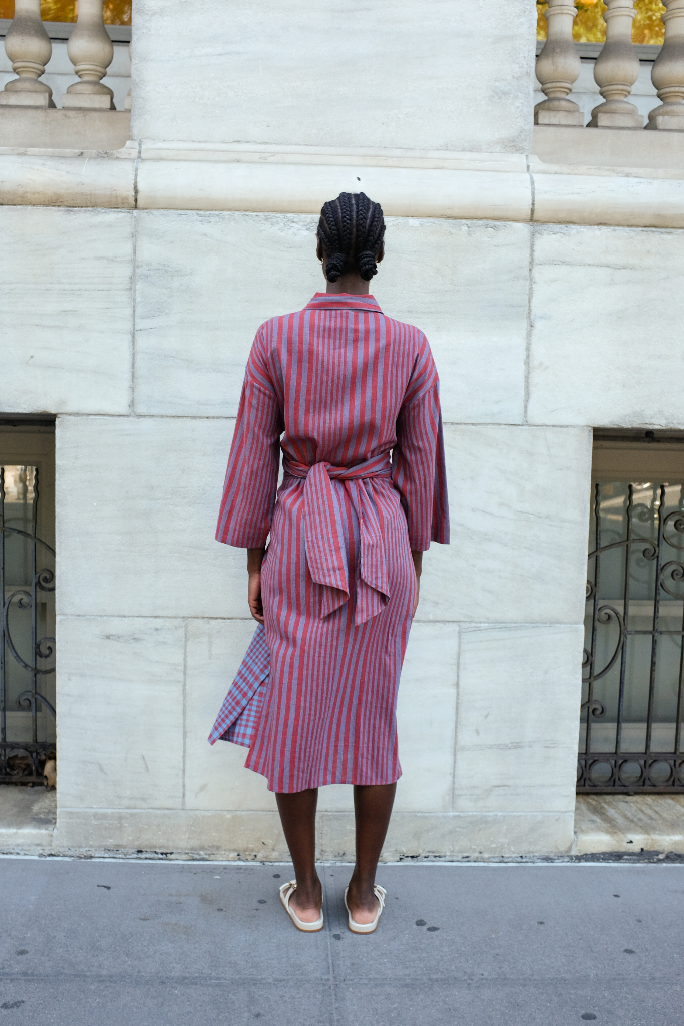 ALEXANDRA SHIRT DRESS | BEACON STRIPE X CHEX