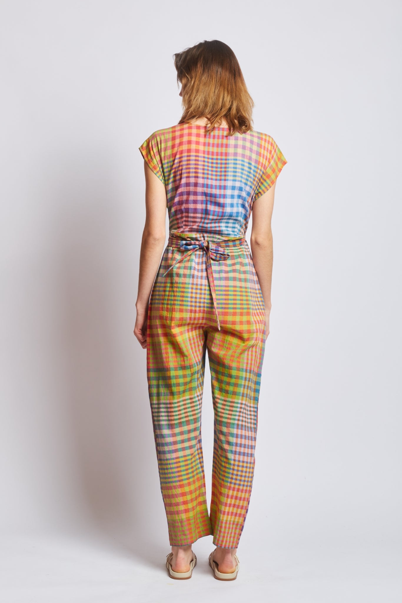 VENUS WRAP JUMPER | POSTCARD CHEX
