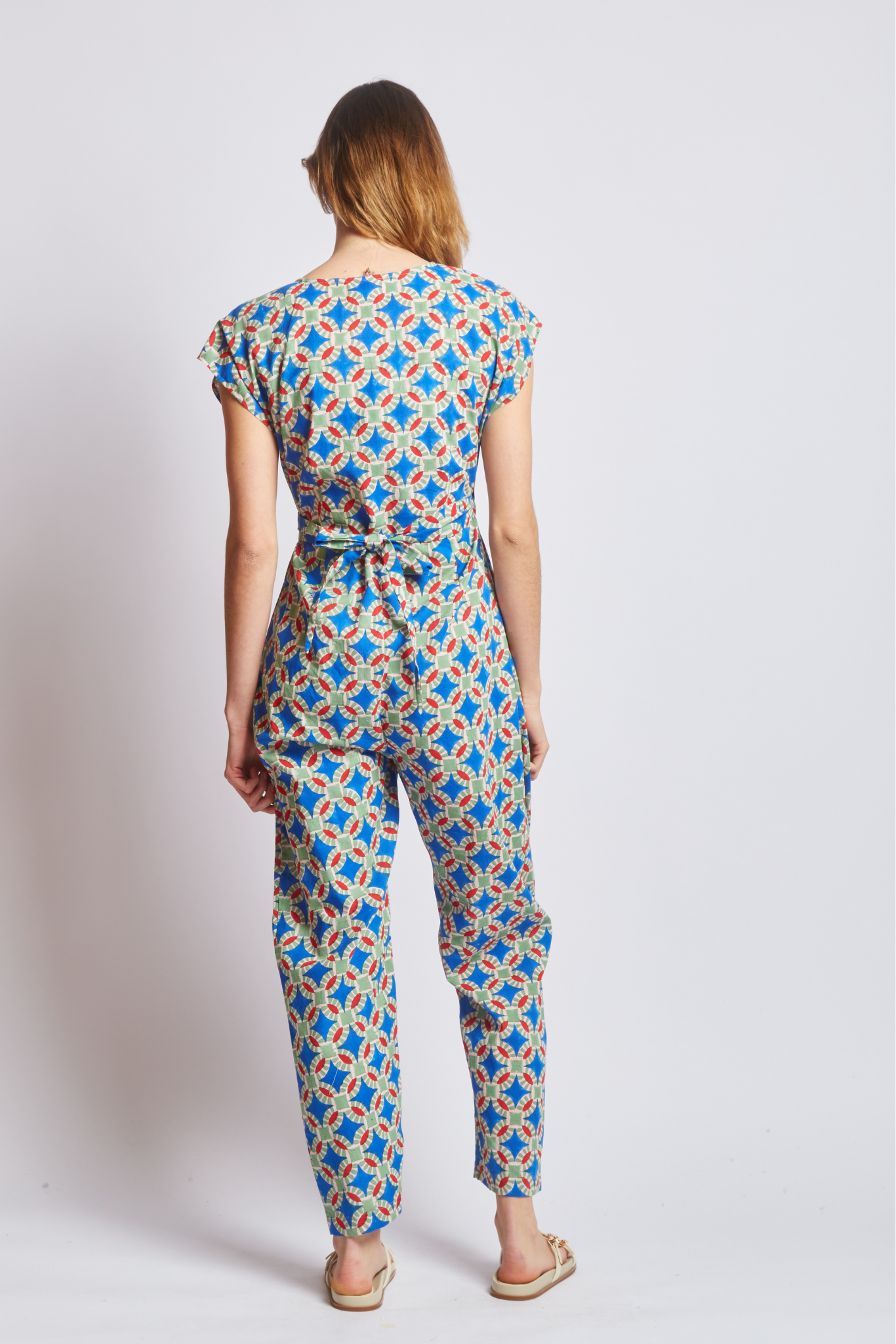 VENUS WRAP JUMPER | TULUM PRINT