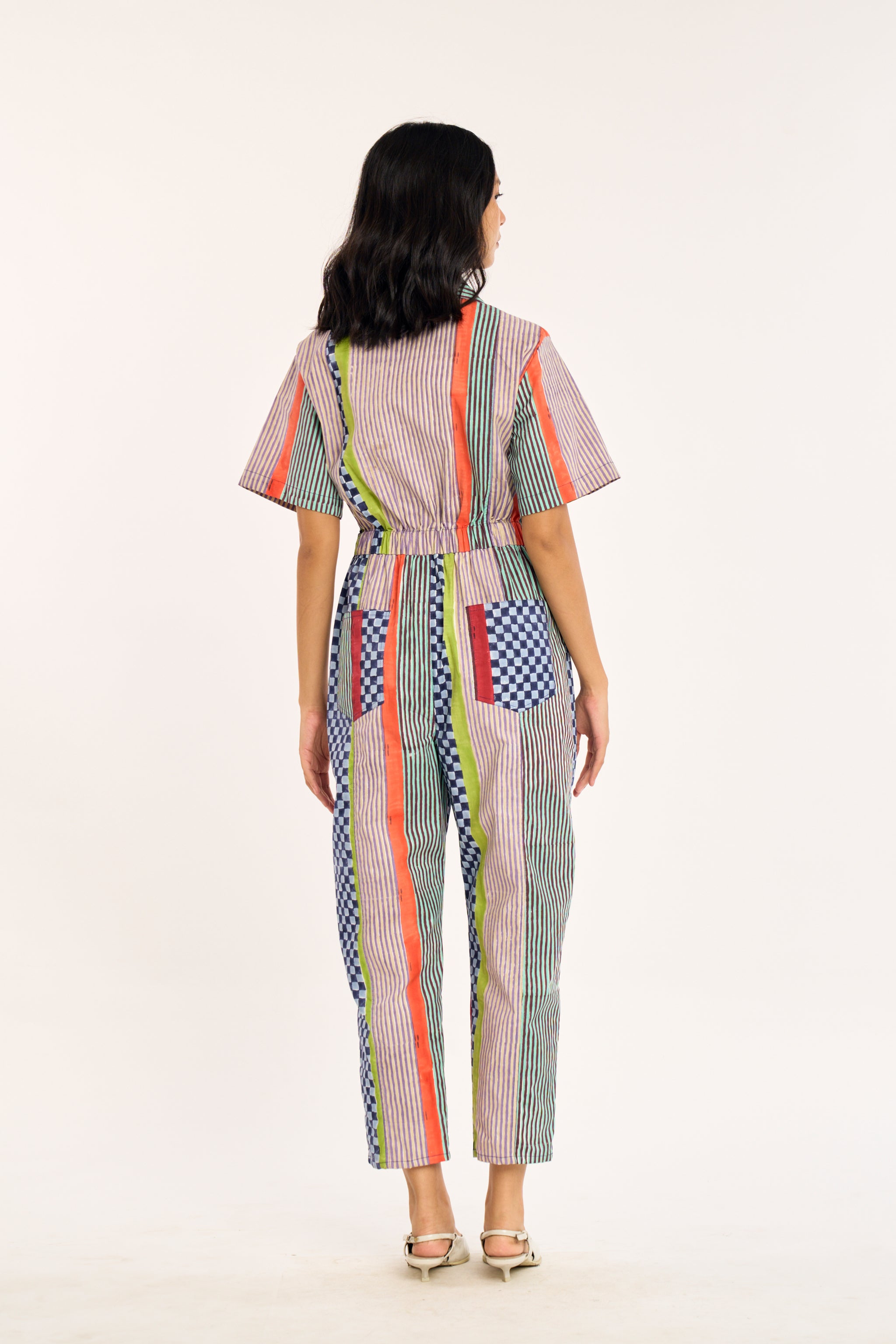STUDIO JUMPSUIT | FIELD GRID