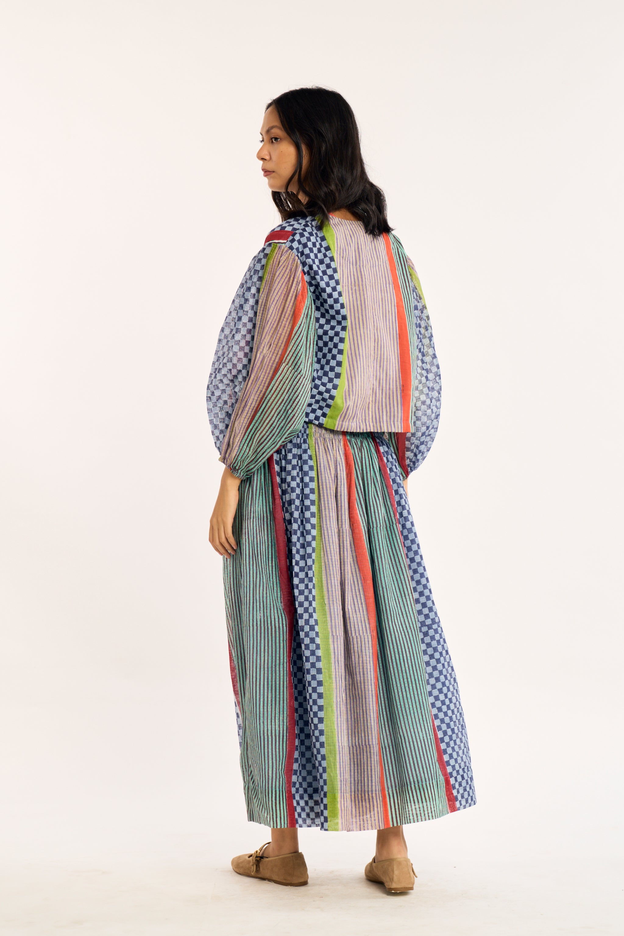 HUE SKIRT | FIELD GRID
